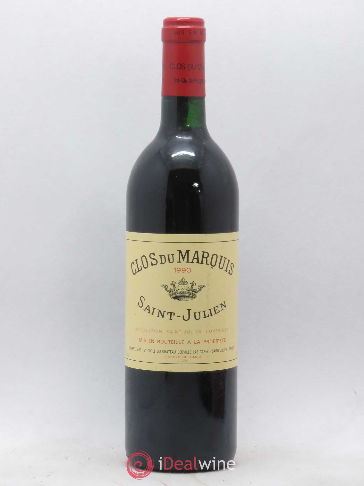 Clos du Marquis 1990 - Lot de 1 bouteille - 0