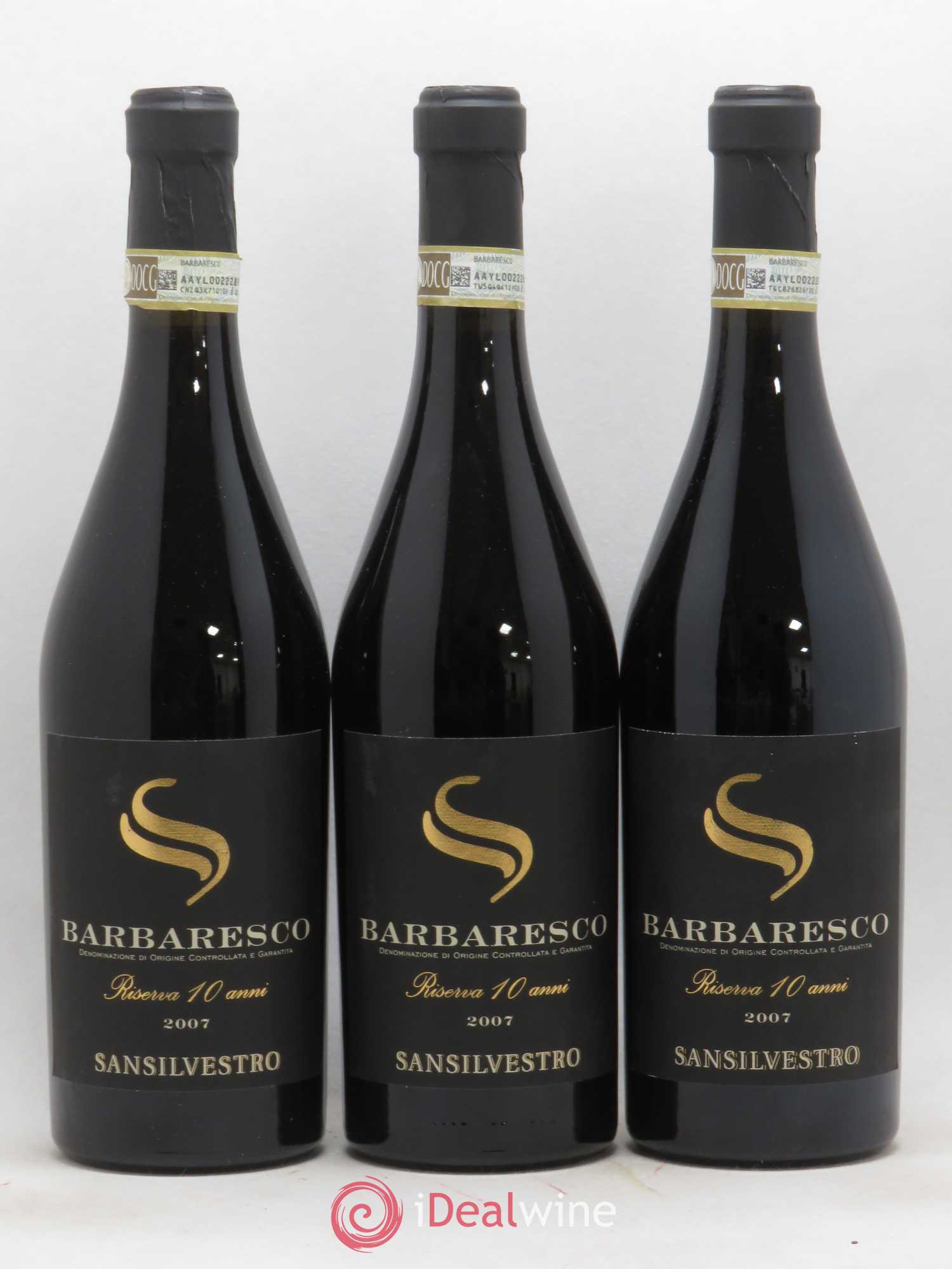 Barbaresco DOCG Sansilvestro Riserva 10 anni 2007 - Lot de 6 bouteilles - 1