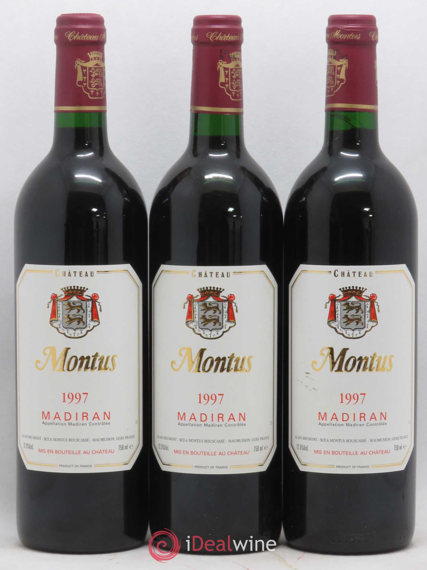 Madiran Château Montus Alain Brumont 1997 - Lot de 12 bouteilles - 2