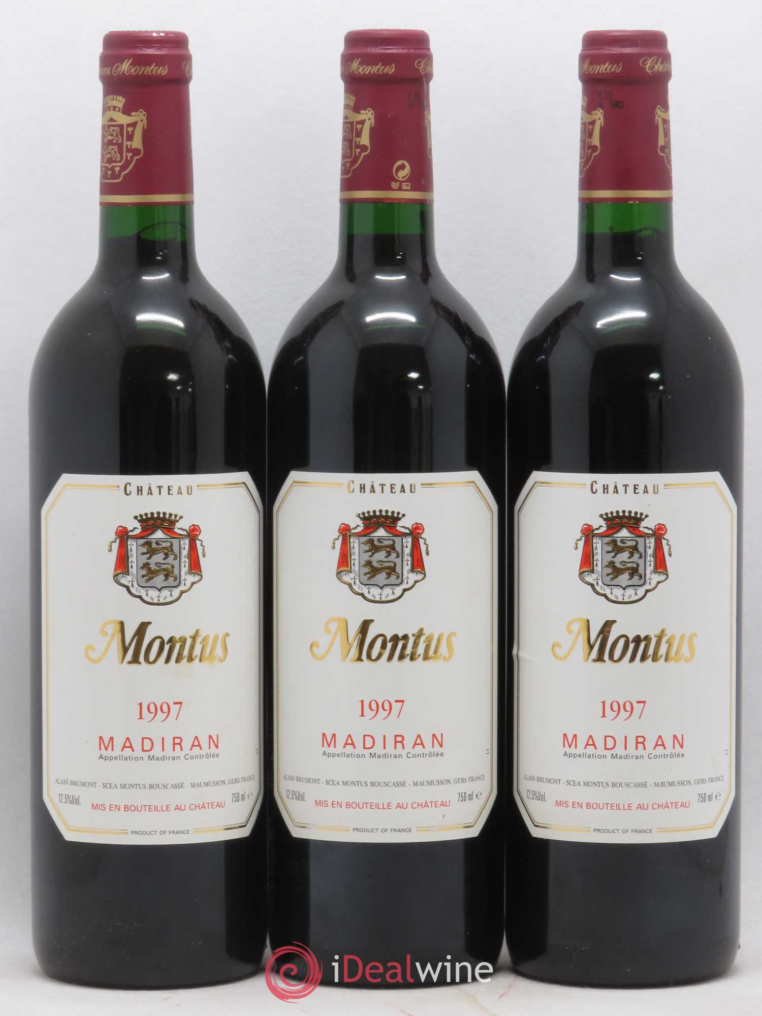 Madiran Château Montus Alain Brumont 1997 - Lot de 12 bouteilles - 3
