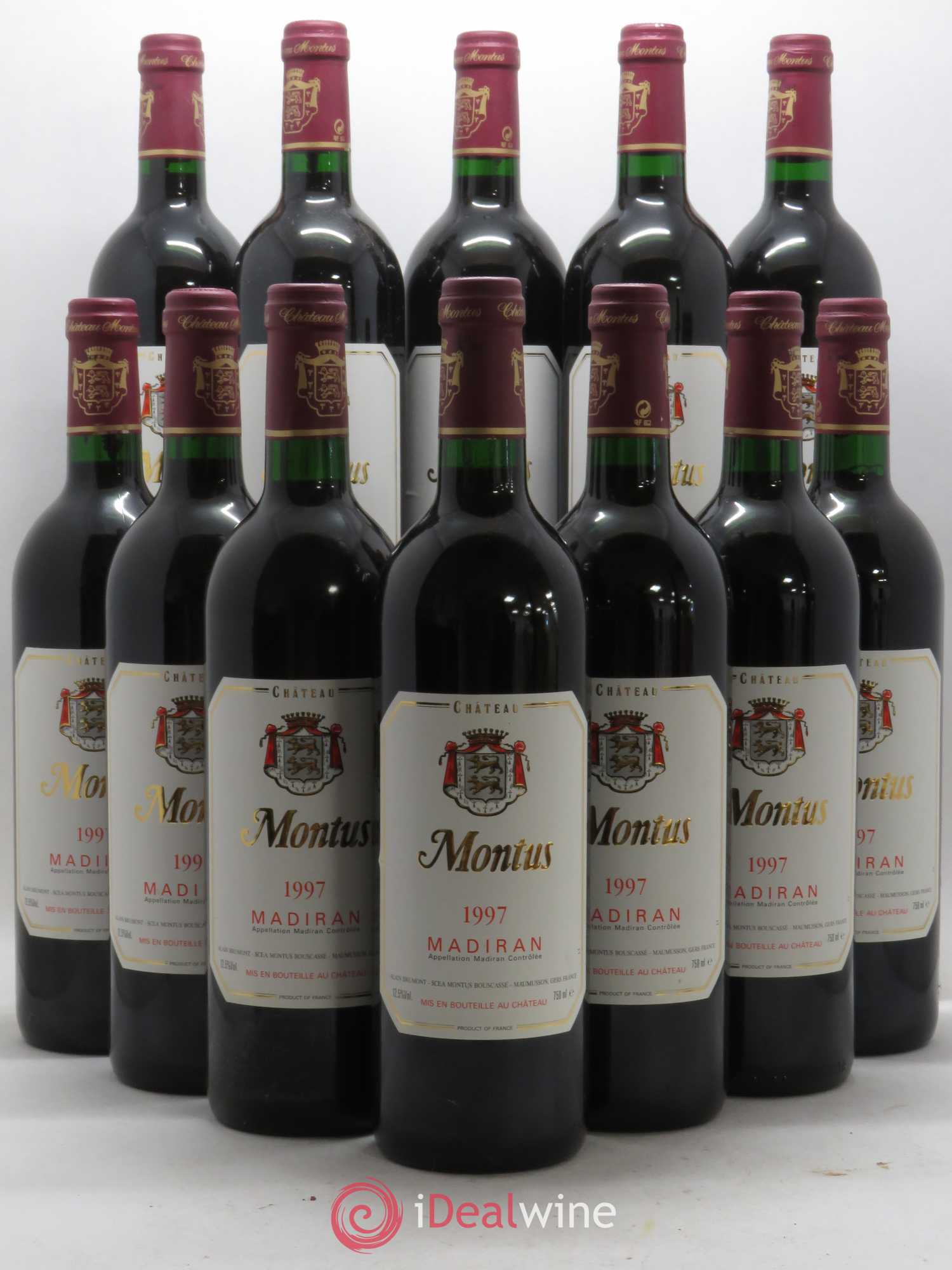 Madiran Château Montus Alain Brumont 1997 - Lot de 12 bouteilles - 0