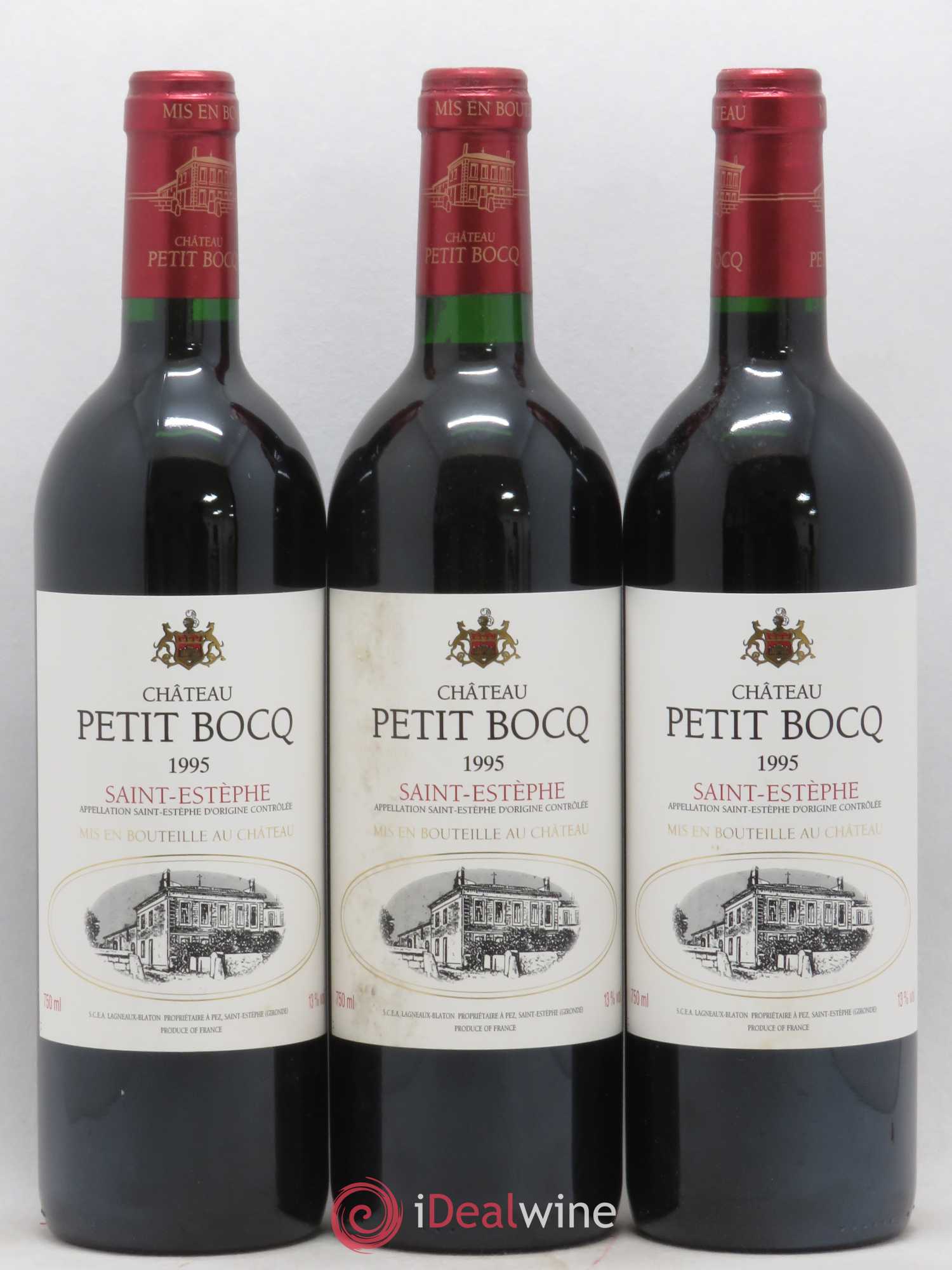 Château Petit Bocq Cru Bourgeois 1995 - Lot de 12 bouteilles - 2