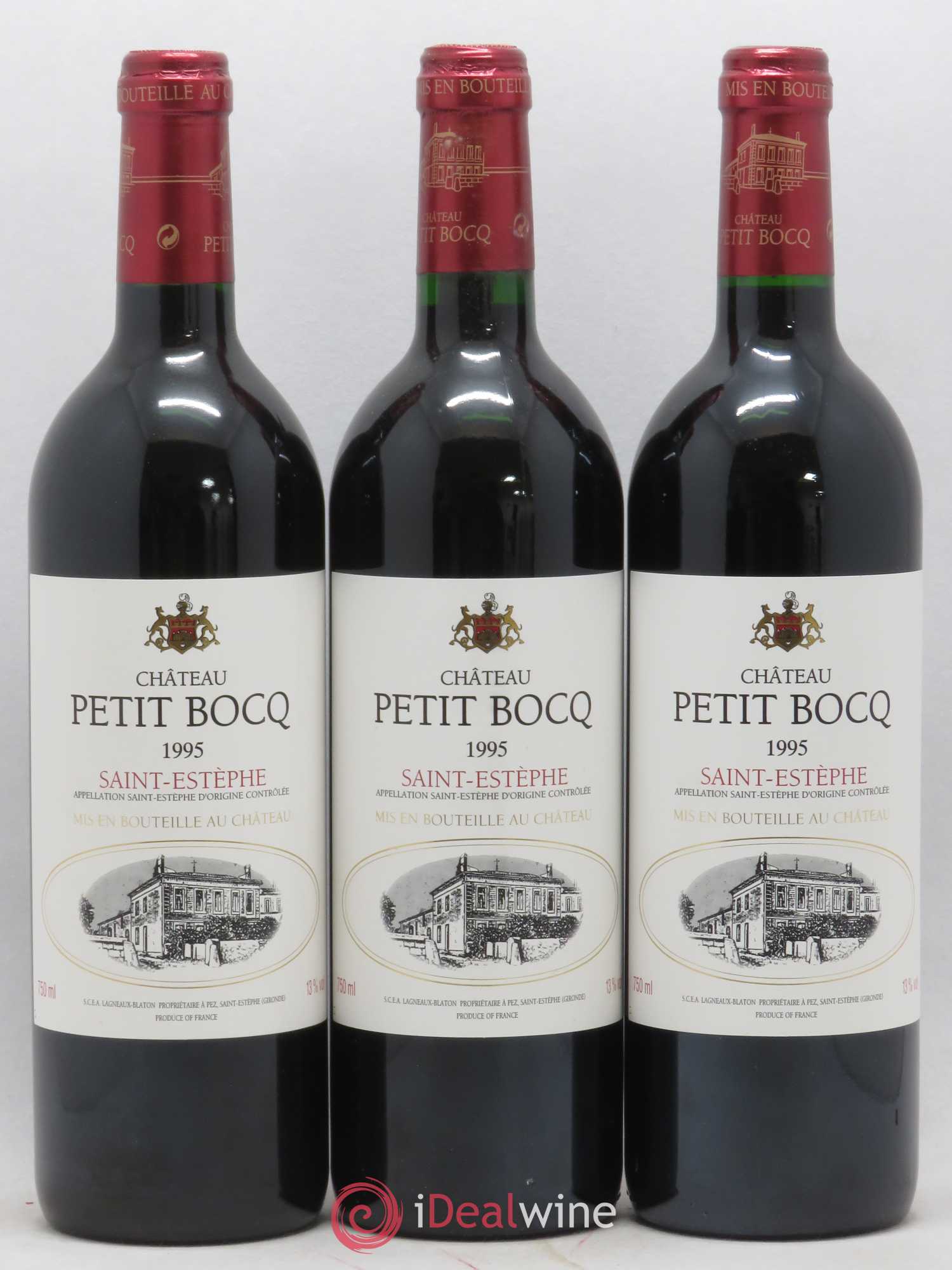 Château Petit Bocq Cru Bourgeois 1995 - Lot de 12 bouteilles - 3