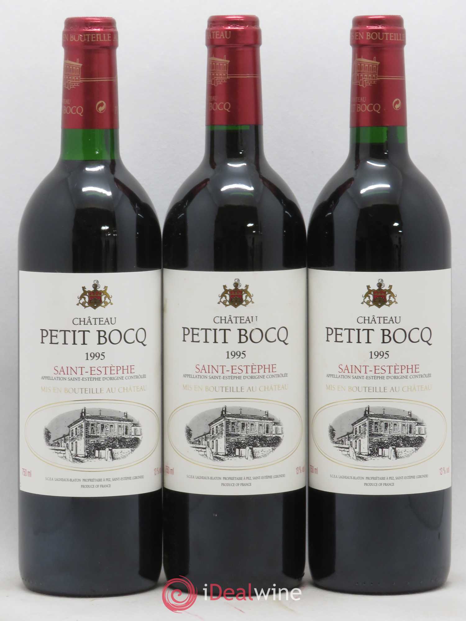 Château Petit Bocq Cru Bourgeois 1995 - Lot de 12 bouteilles - 4