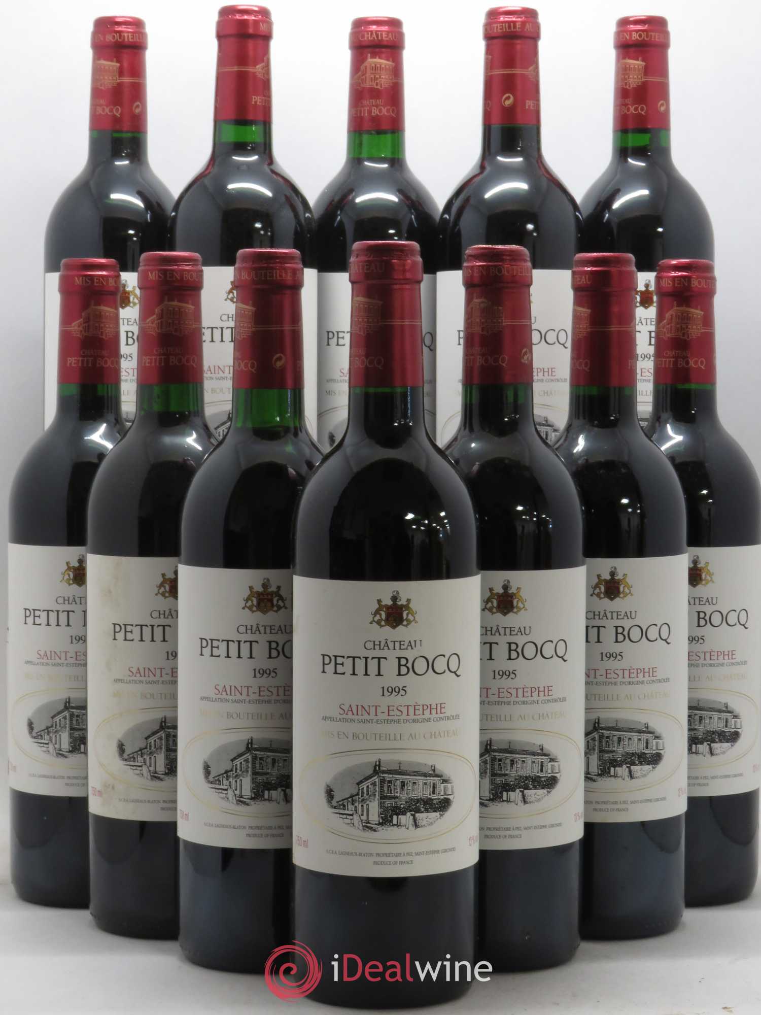 Château Petit Bocq Cru Bourgeois 1995 - Lot de 12 bouteilles - 0