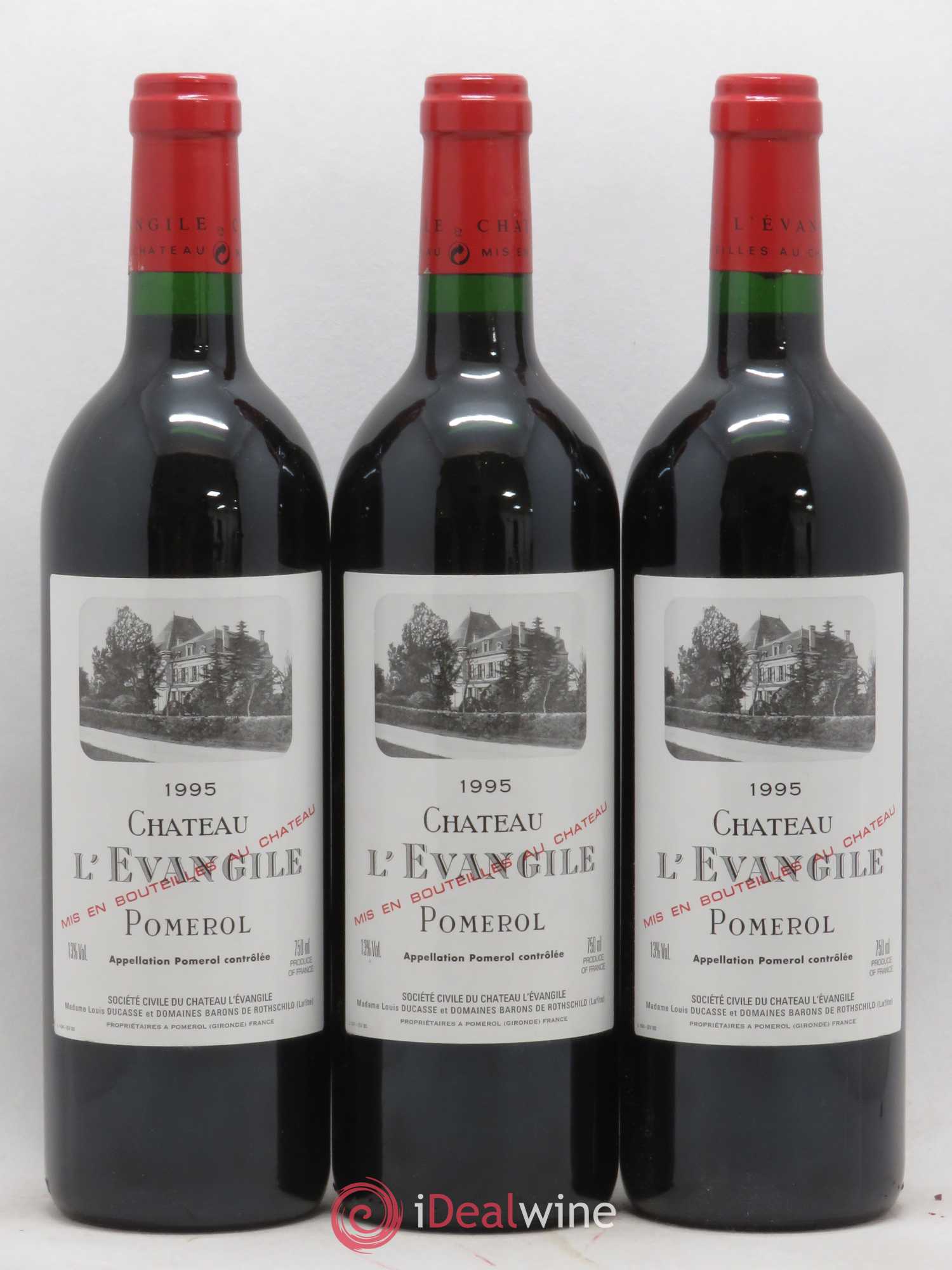 Château l' Évangile 1995 - Lot de 12 bouteilles - 3