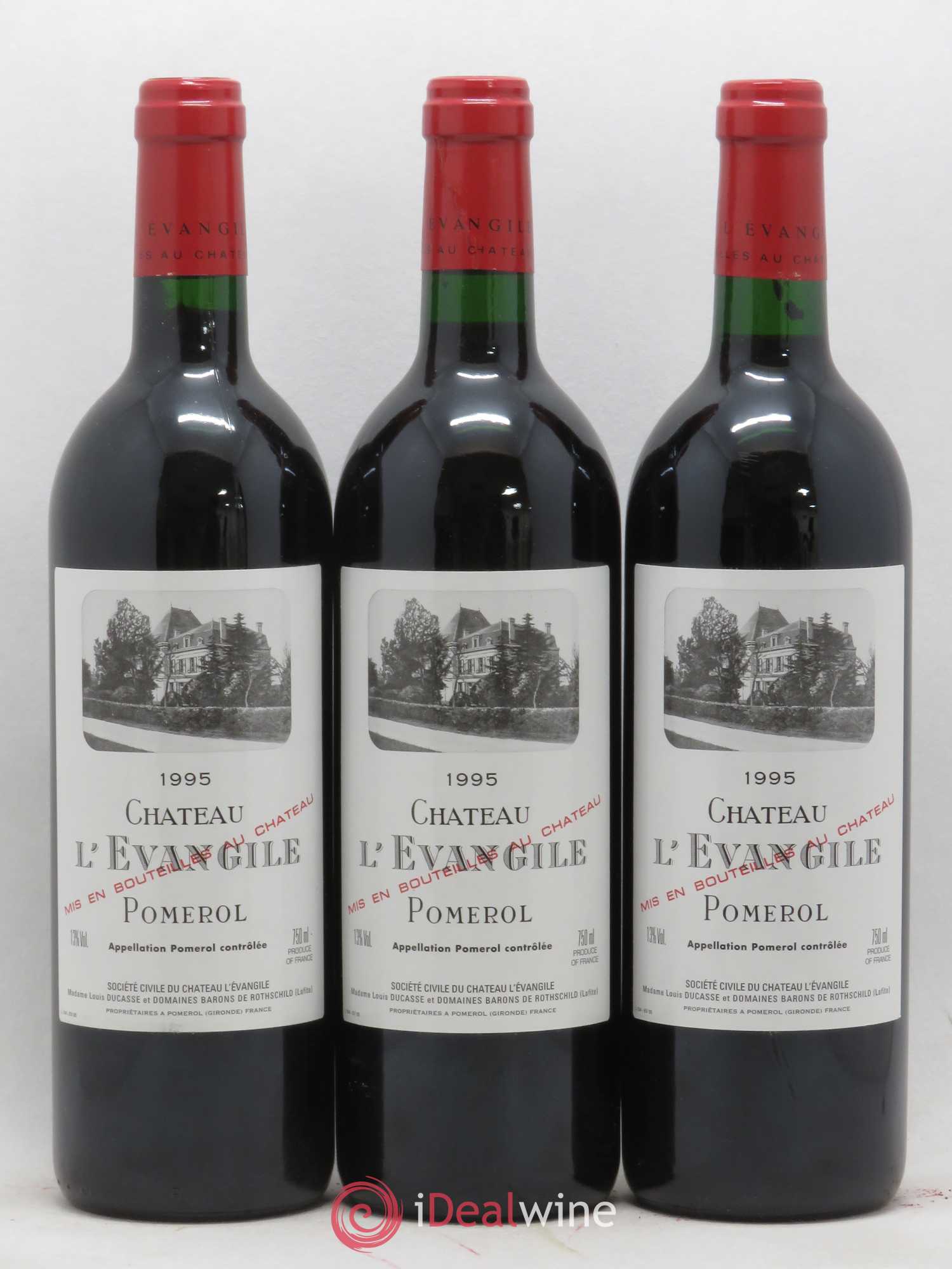 Château l' Évangile 1995 - Lot de 12 bouteilles - 3