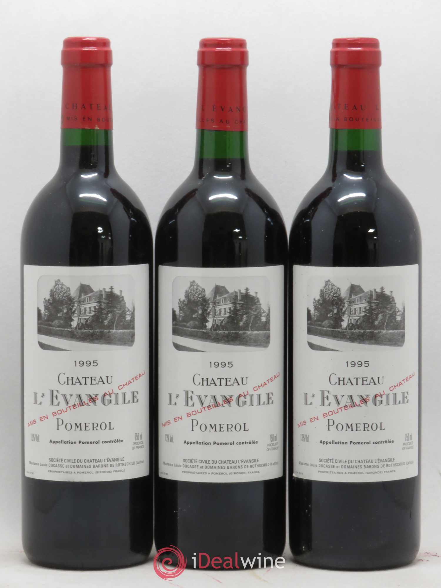 Château l' Évangile 1995 - Lot de 12 bouteilles - 4