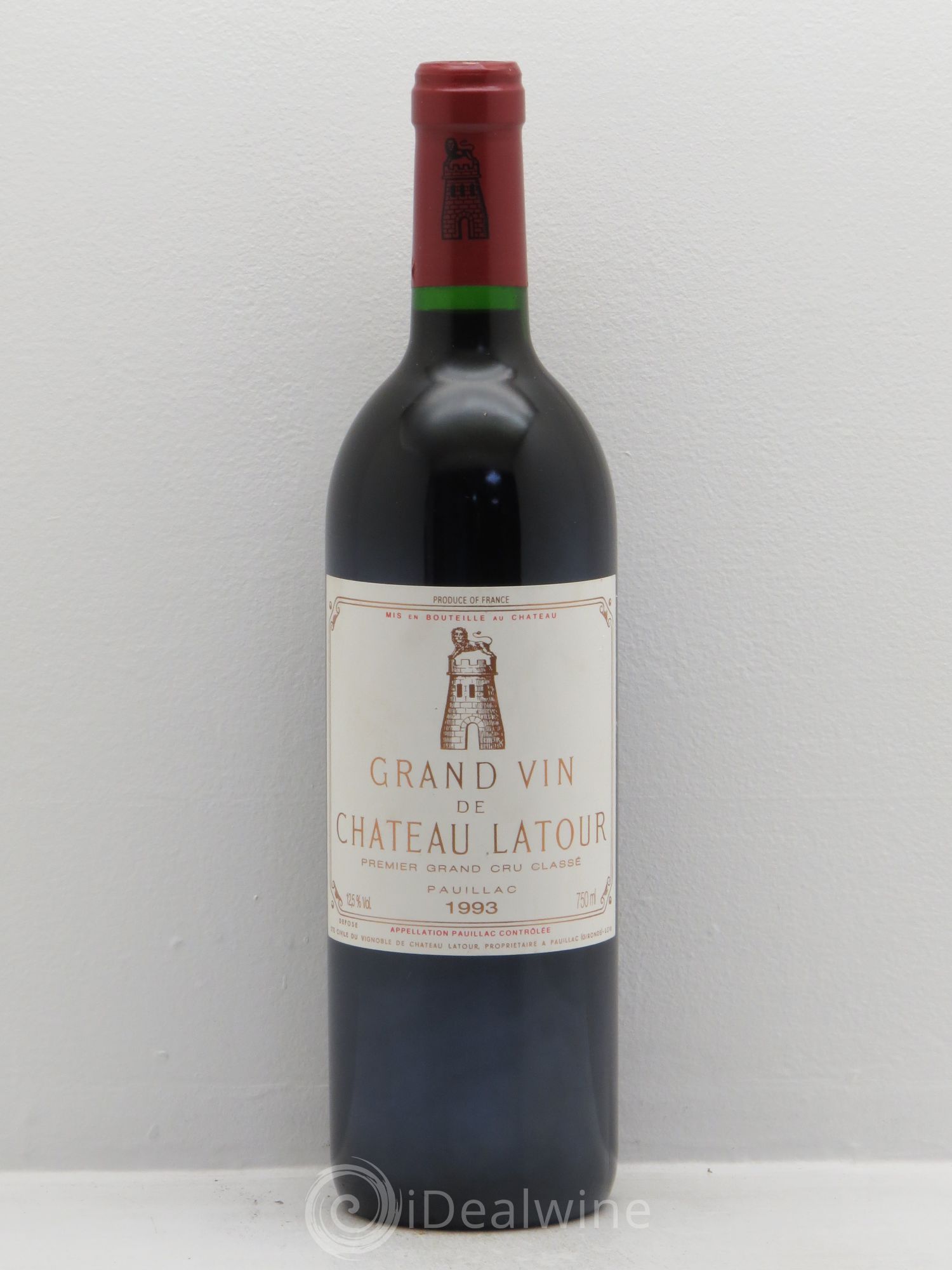 Château Latour 1er Grand Cru Classé (sans prix de réserve) 1993 - Lot de 1 bouteille - 0
