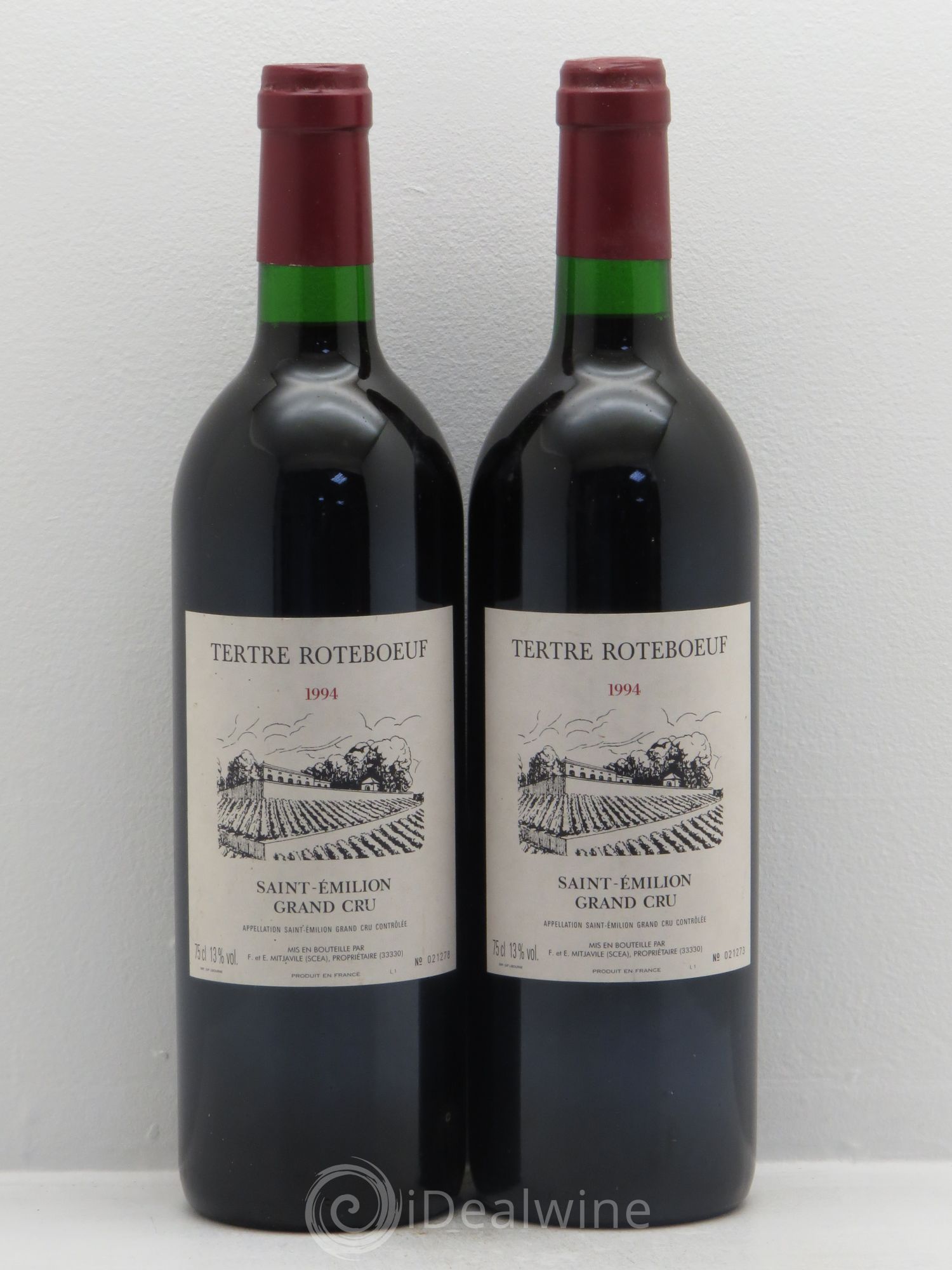 Château Tertre Roteboeuf (sans prix de réserve) 1994 - Lot de 2 bouteilles - 0