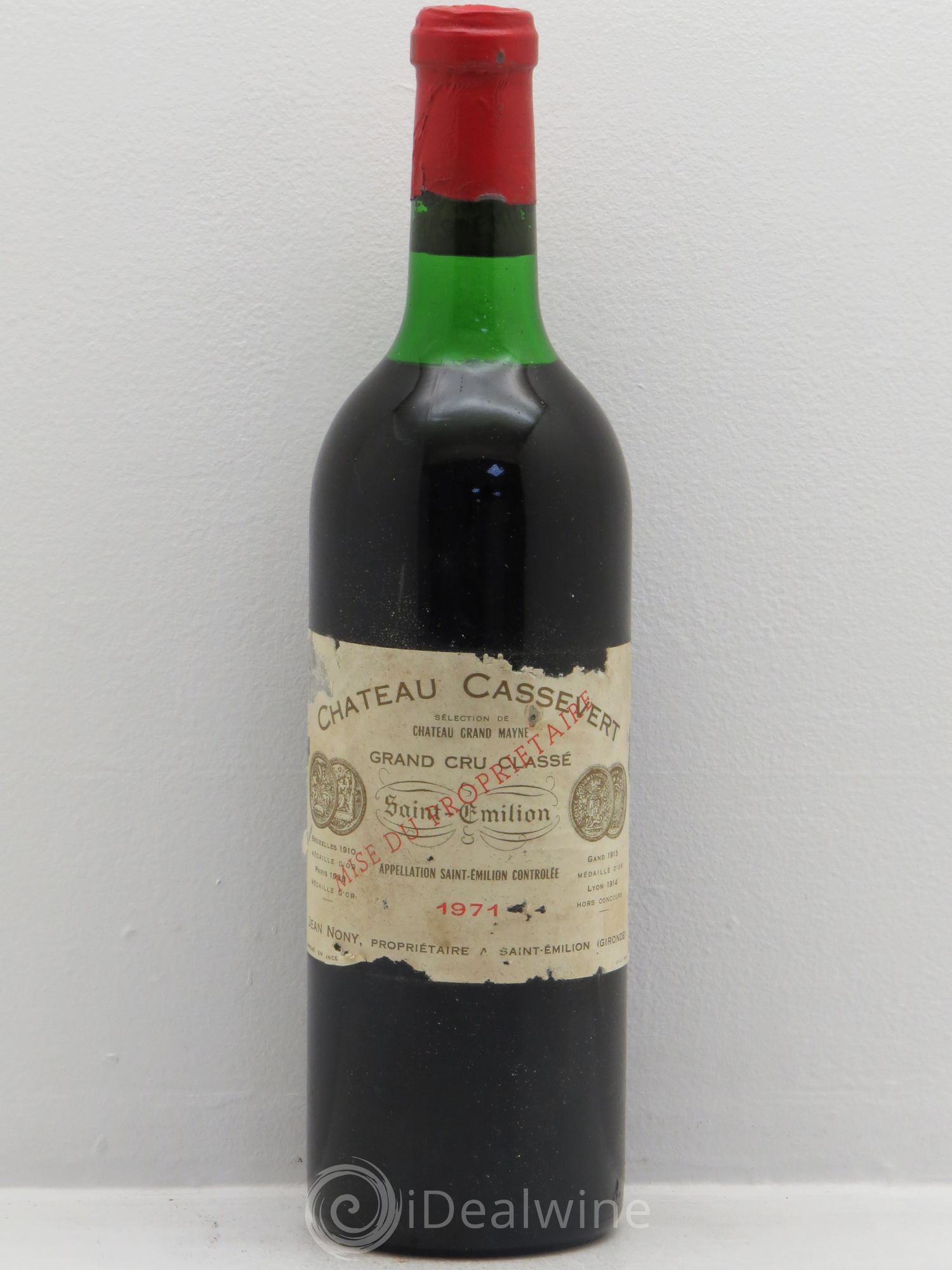 Saint-Émilion Cassevert Sélection Château Grand Mayne (sans prix de réserve) 1971 - Posten von 1 Flasche - 0