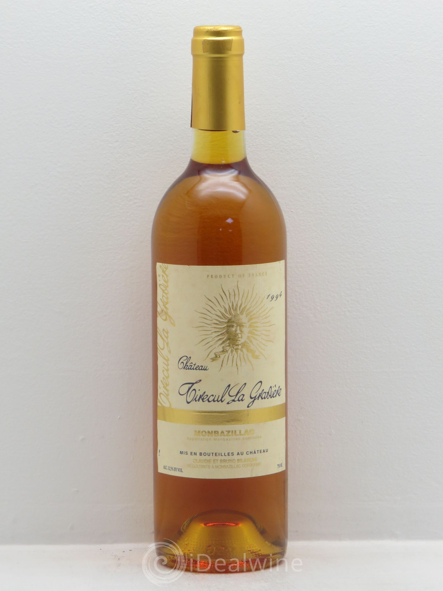 Monbazillac Château Tirecul La Gravière Bruno et Claudie Bilancini (senza prezzo di riserva) 1994 - Lotto di 1 bottiglia - 0