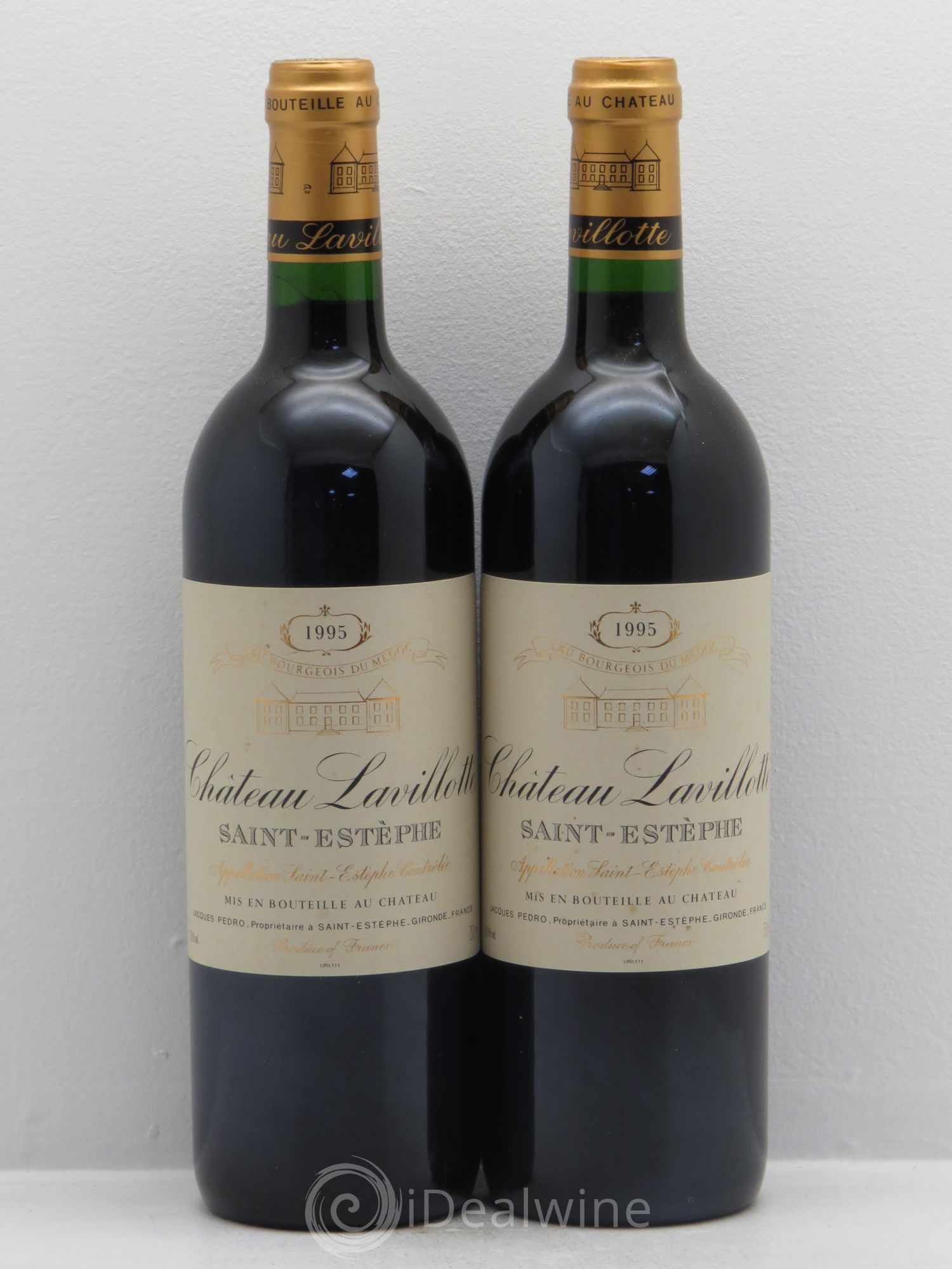 Saint-Estèphe Château Lavilotte (sans prix de réserve) 1995 - Posten von 2 Flaschen - 0