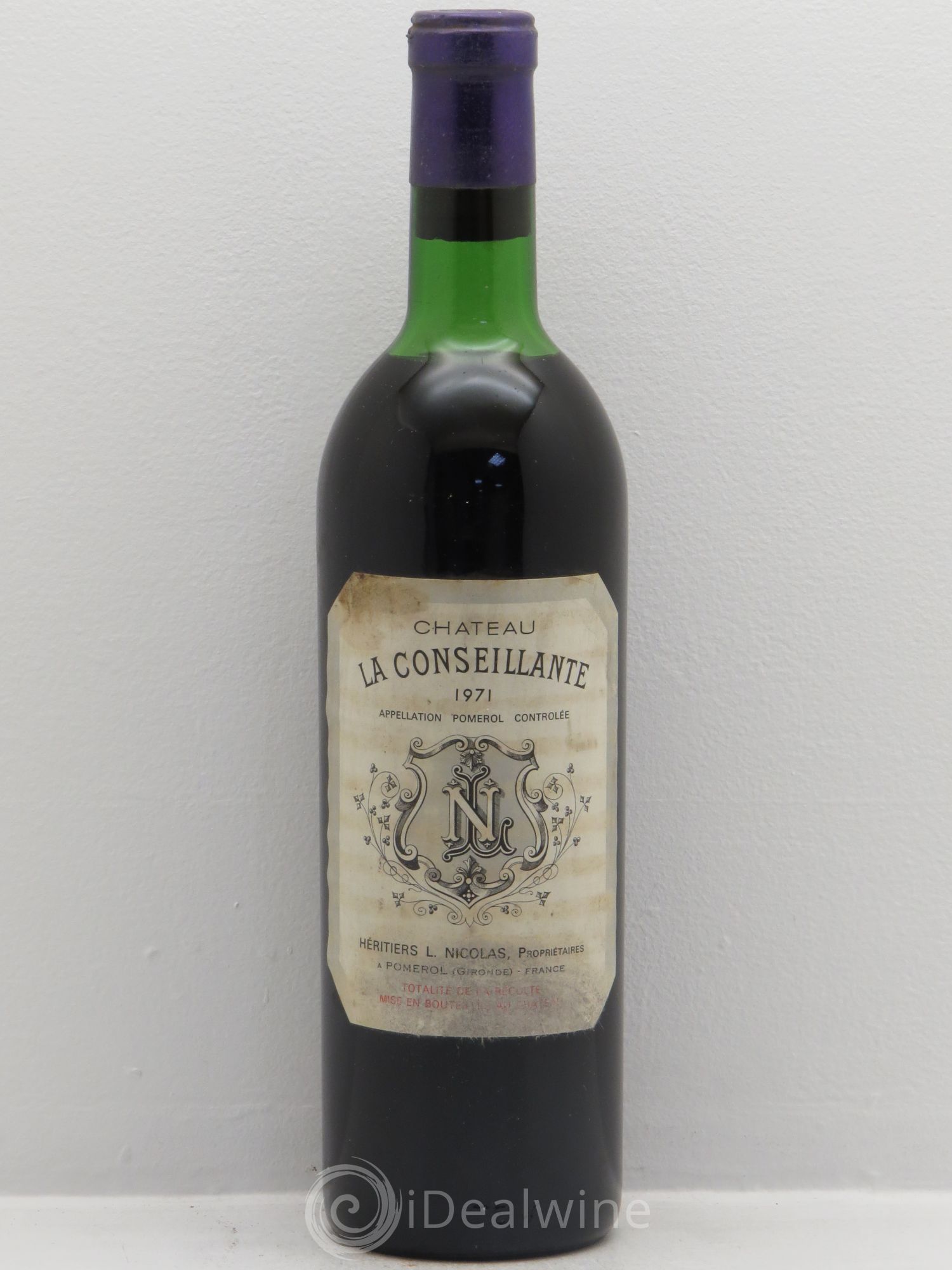 Château la Conseillante (sans prix de réserve) 1971 - Lot de 1 bouteille - 0