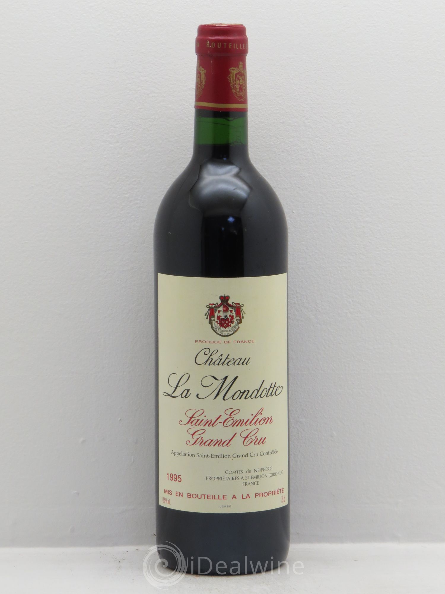 La Mondotte 1er Grand Cru Classé B depuis 2012 (sans prix de réserve) 1995 - Lot de 1 bouteille - 0