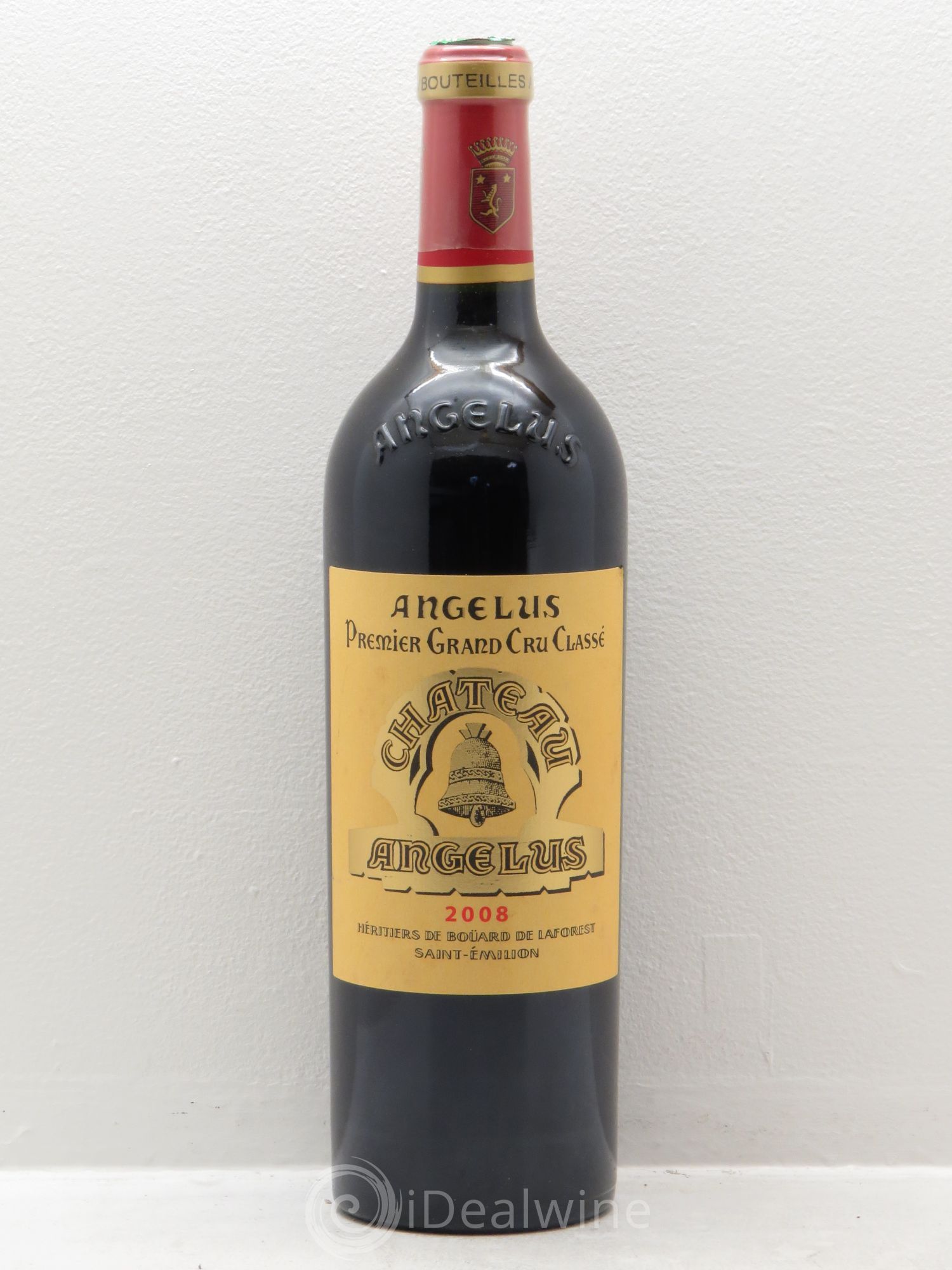 Château Angélus 1er Grand Cru Classé A 2008 - Lot de 1 bouteille - 0