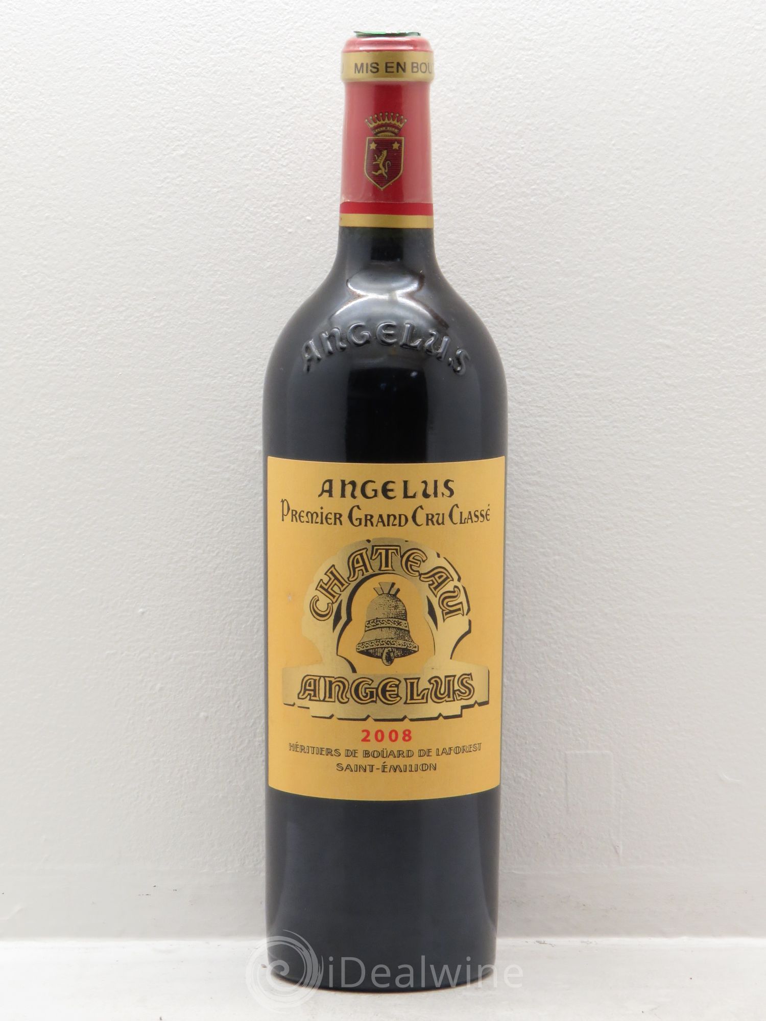 Château Angélus 1er Grand Cru Classé A 2008 - Lot de 1 bouteille - 0