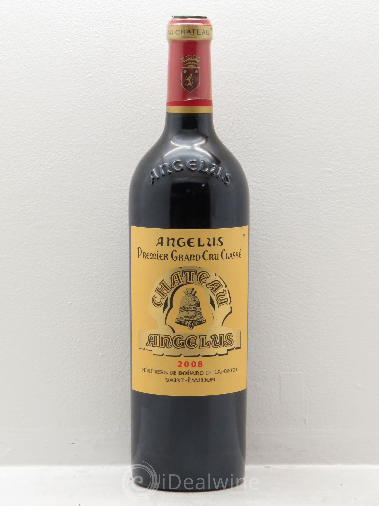 Château Angélus 1er Grand Cru Classé A 2008 - Lot de 1 bouteille - 0