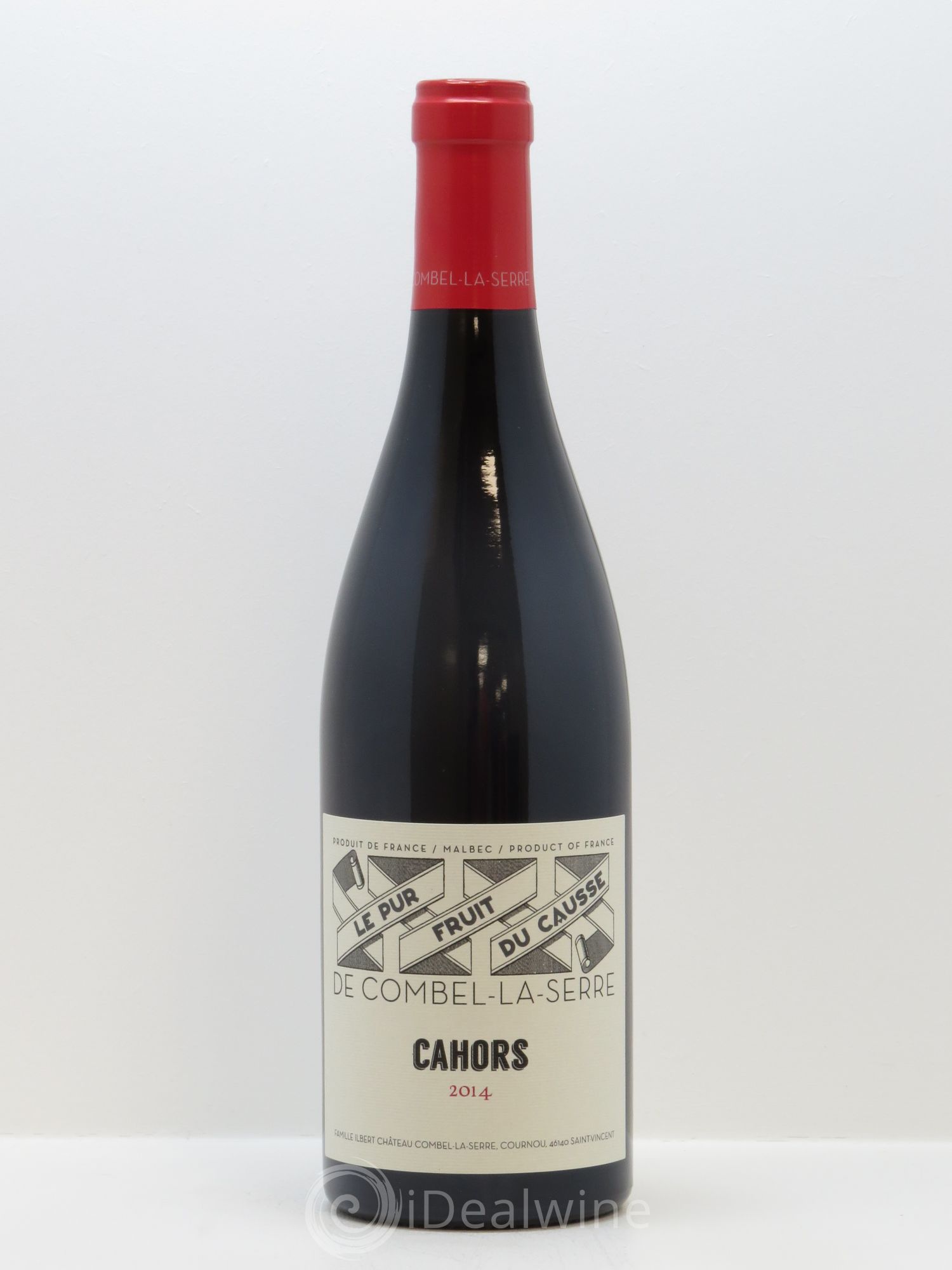 Cahors Le Pur Fruit du Causse Château Combel La Serre 2014 - Lot de 1 bouteille - 0