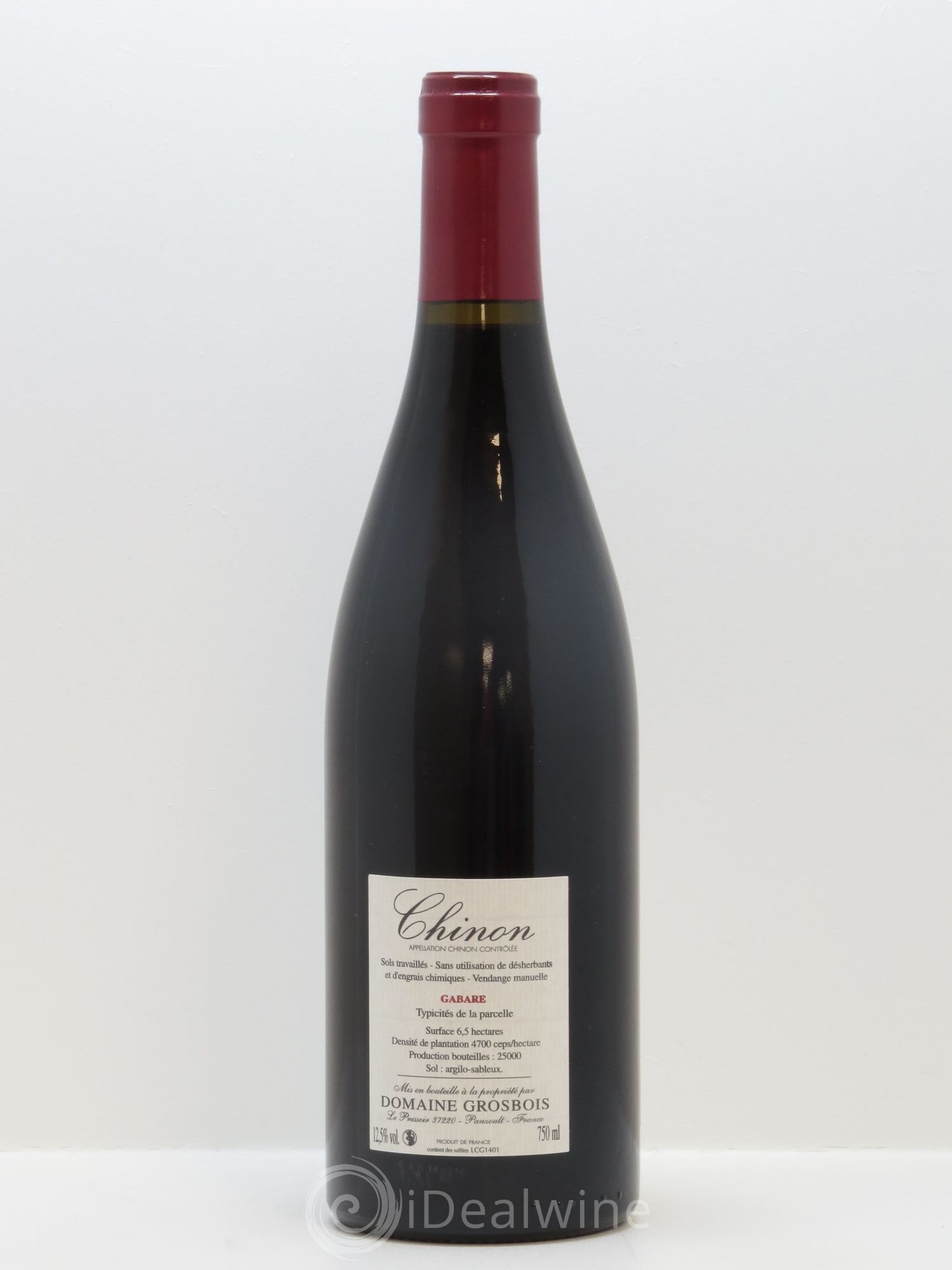 Chinon Gabare Domaine Grosbois 2014 - Lot de 1 bouteille - 1
