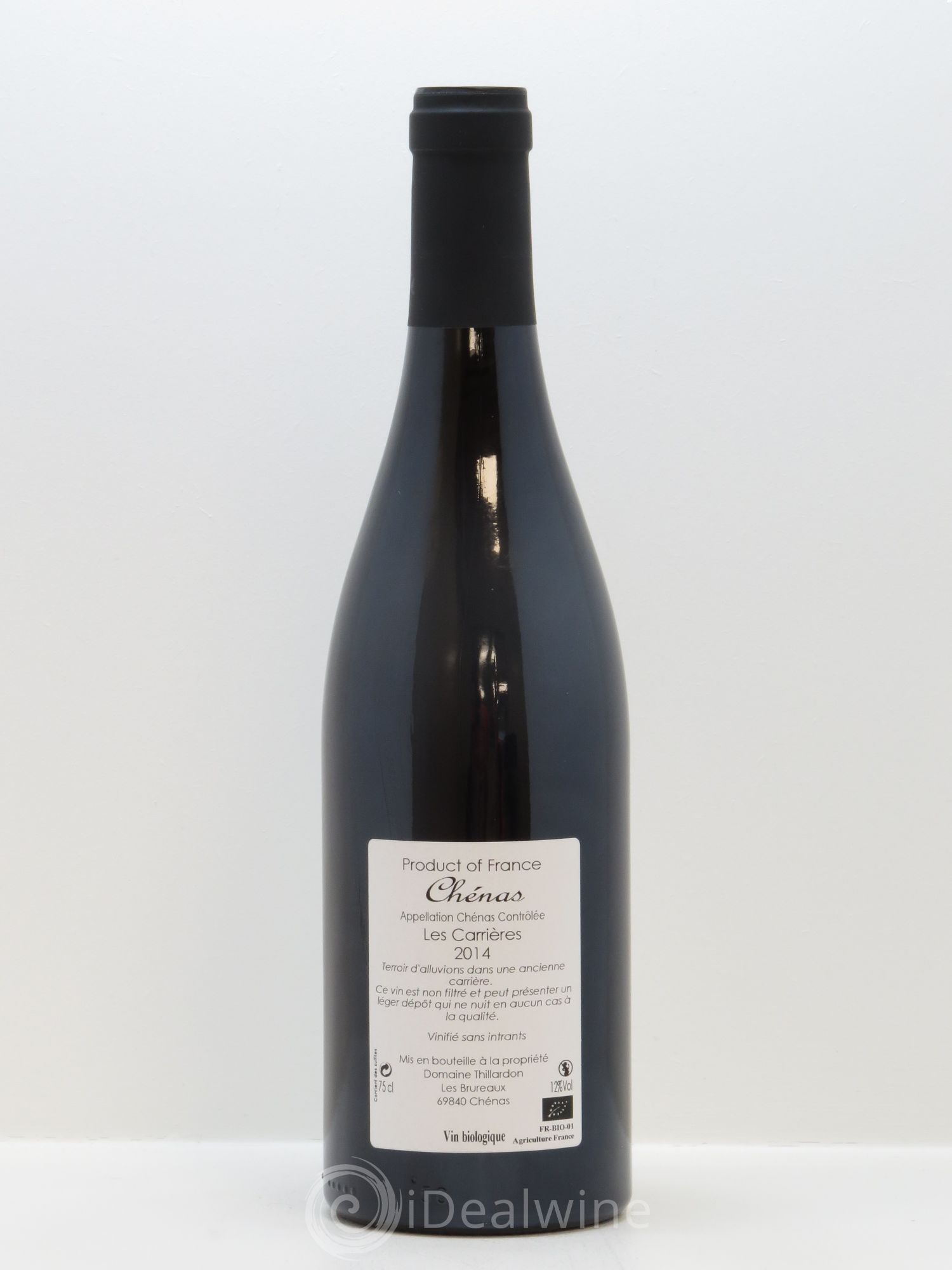 Chénas Les Carrières Domaine Thillardon 2014 - Lot de 1 bouteille - 1