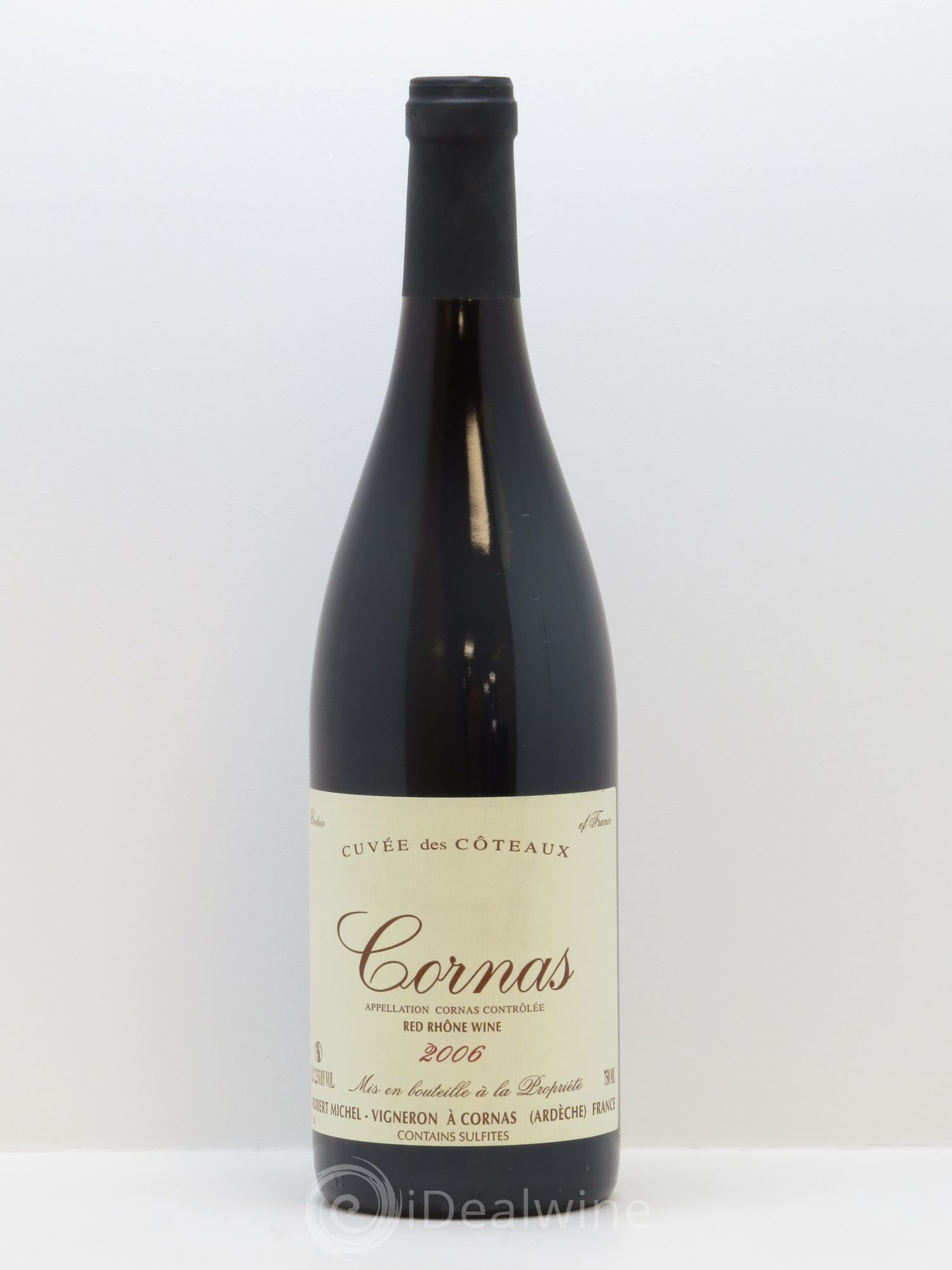Cornas Cuvée des Coteaux Robert Michel 2006 - Lot de 1 bouteille - 0