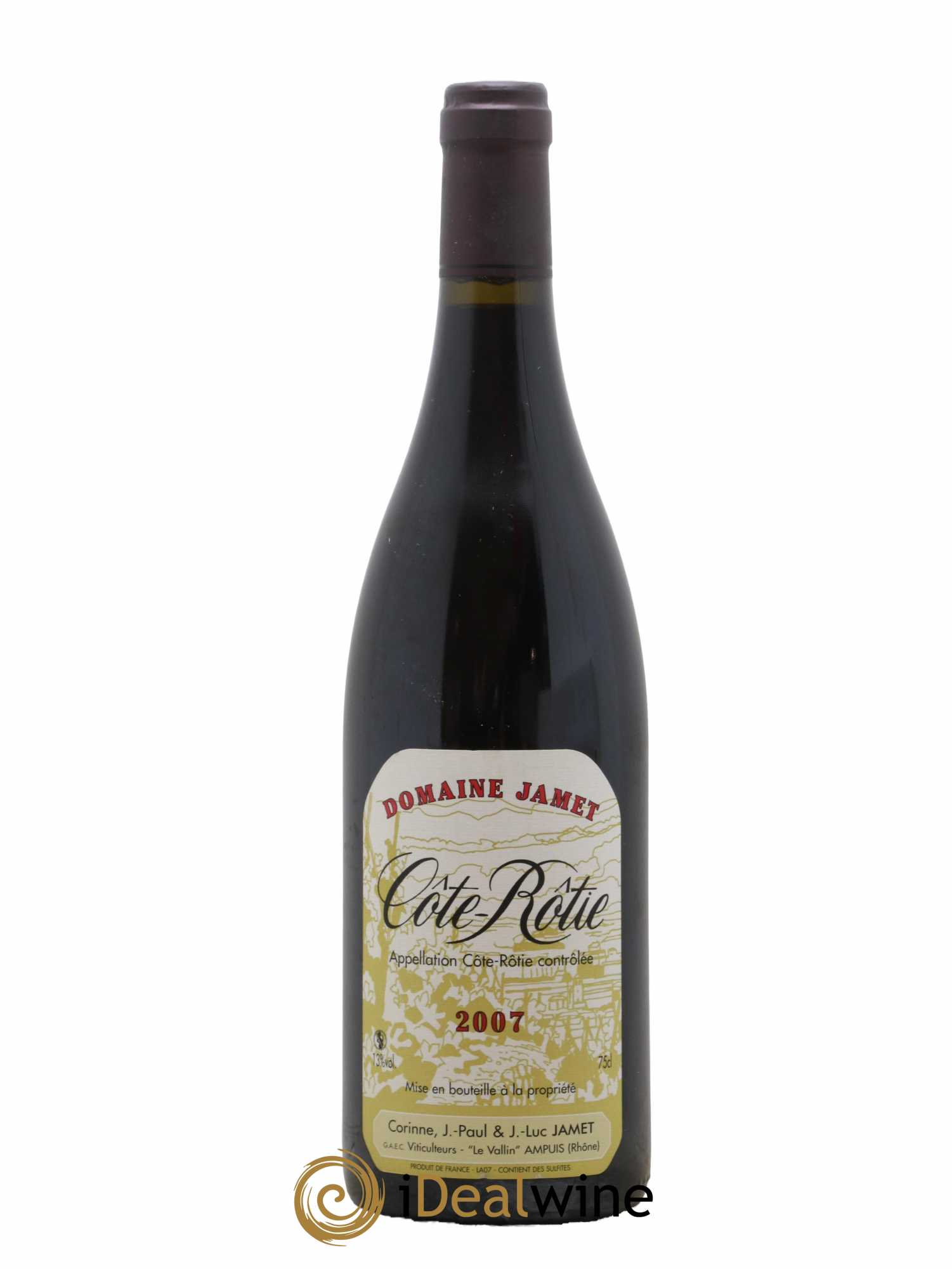 Côte-Rôtie Jamet (Domaine) 2007 - Lot de 1 bouteille - 0