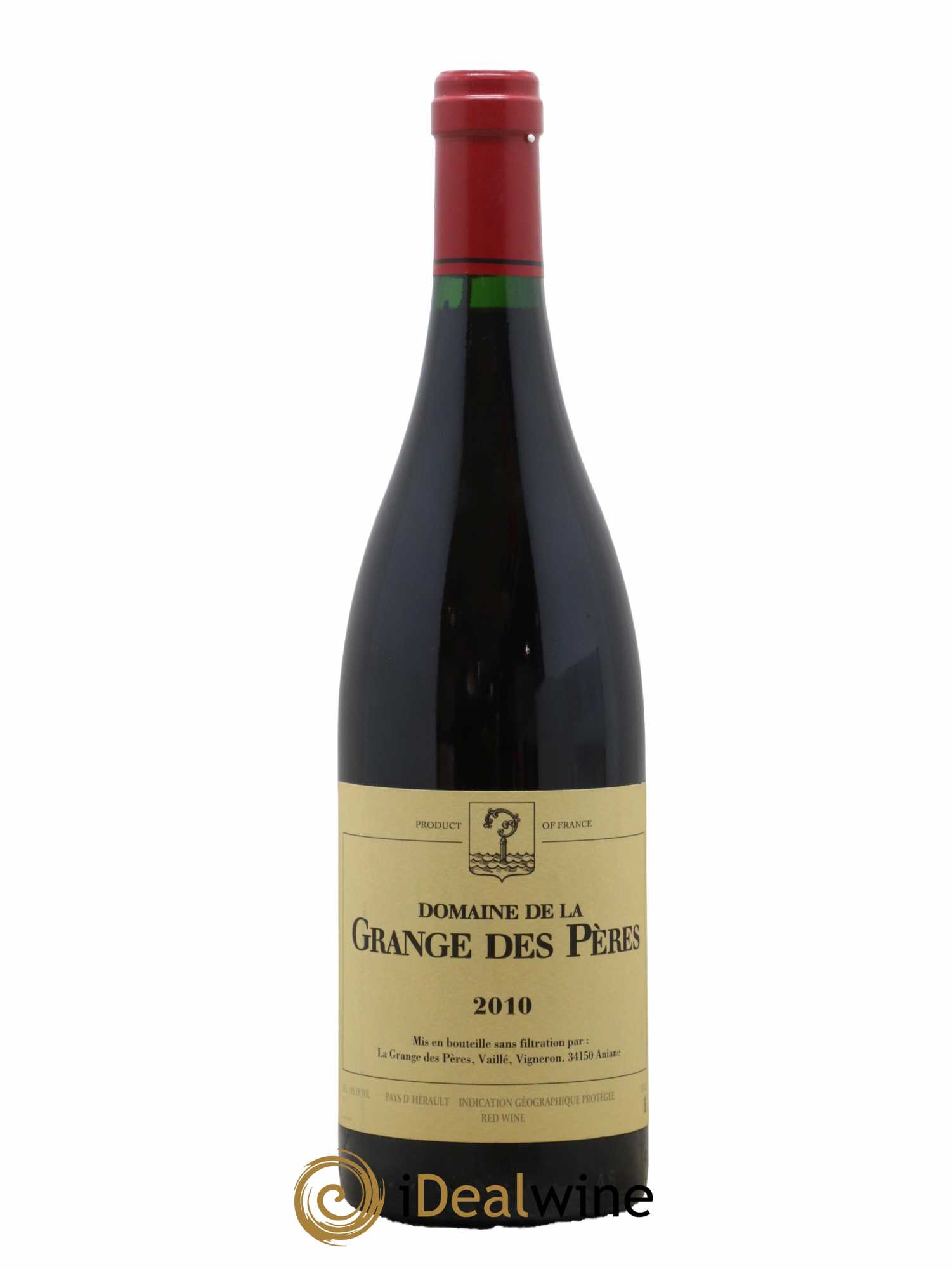 Pays d'Hérault Grange des Pères Laurent Vaillé 2010 - Lot de 1 bouteille - 0