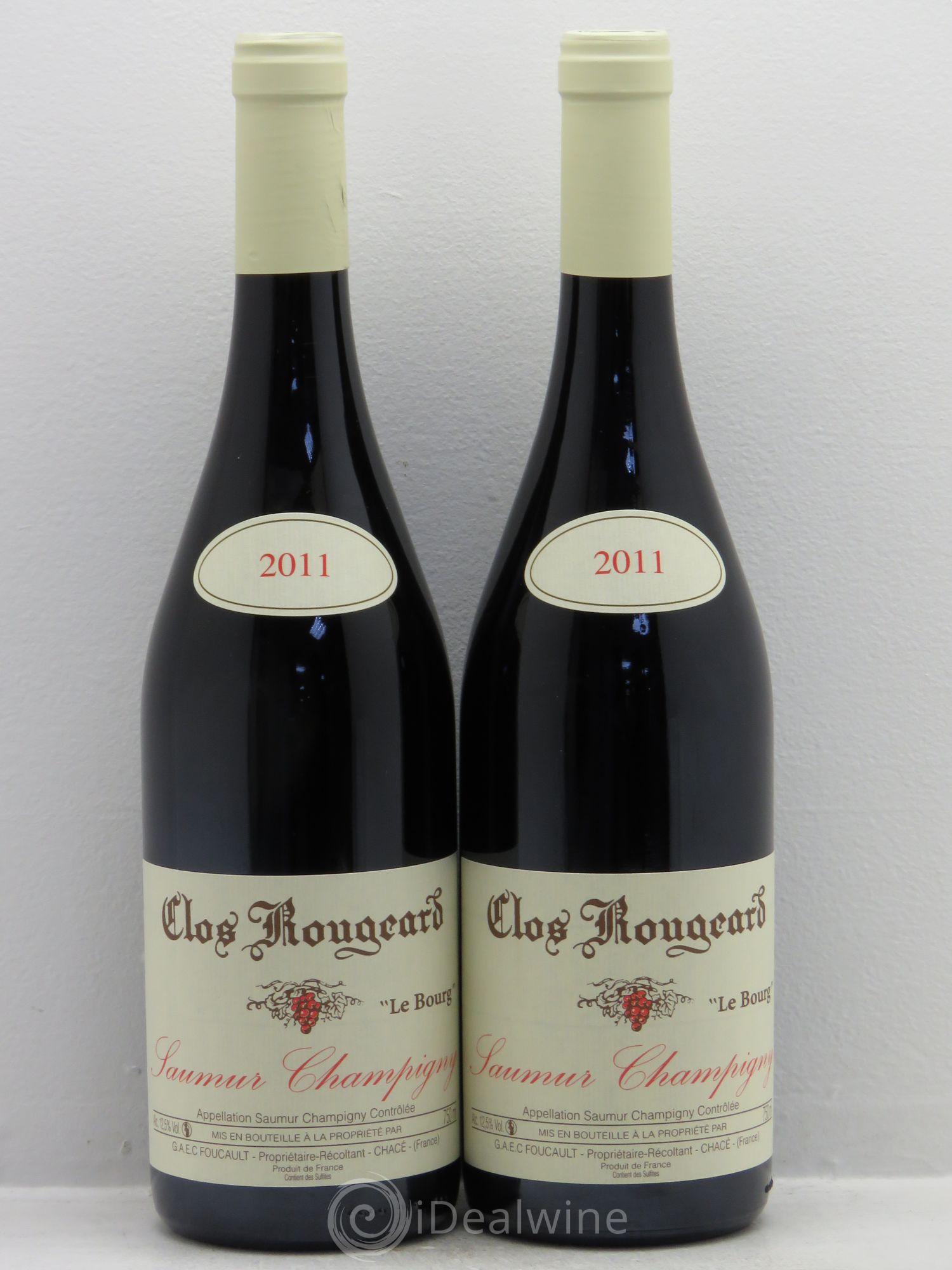 Saumur-Champigny Le Bourg Clos Rougeard 2011 - Lot de 2 bouteilles - 0