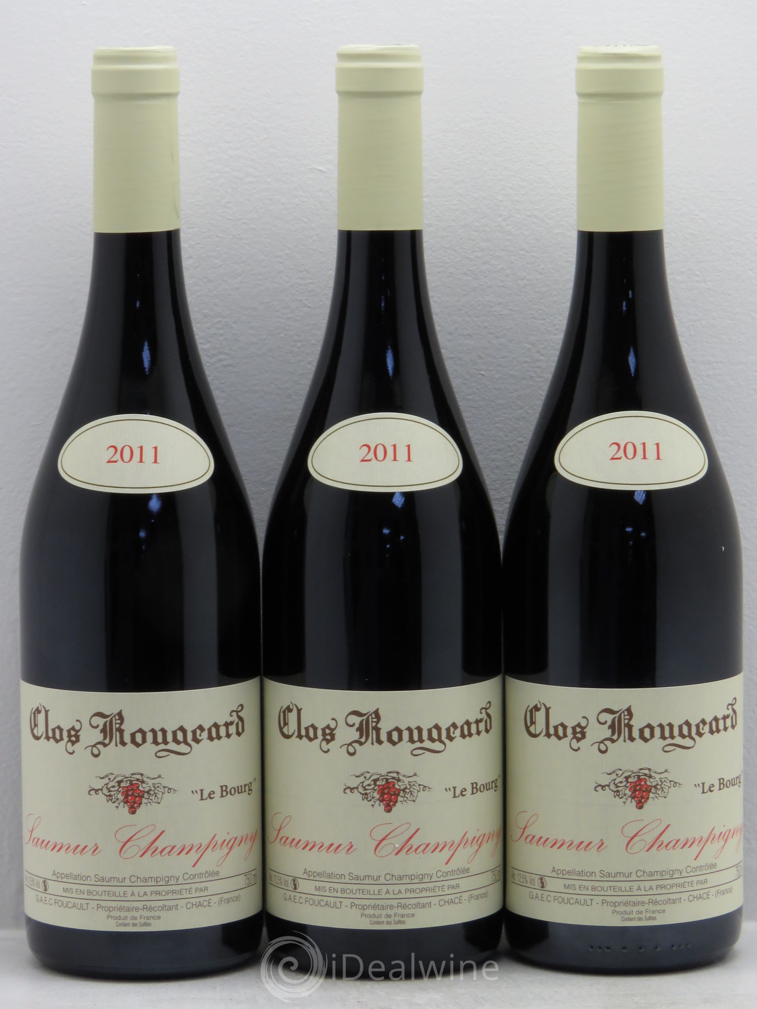 Saumur-Champigny Le Bourg Clos Rougeard 2011 - Lot de 3 bouteilles - 0