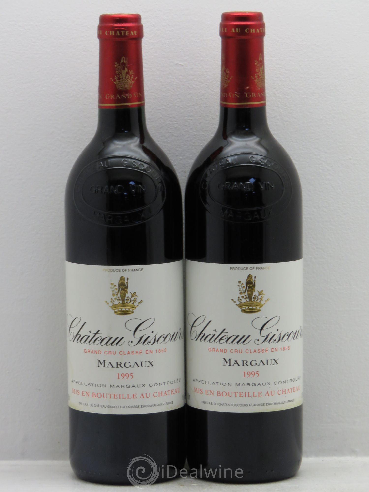 Château Giscours 3ème Grand Cru Classé 1995 - Lot de 2 bouteilles - 0