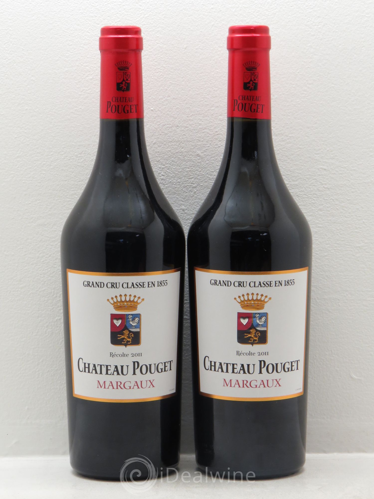 Château Pouget 4ème Grand Cru Classé 2011 - Lot de 2 bouteilles - 0