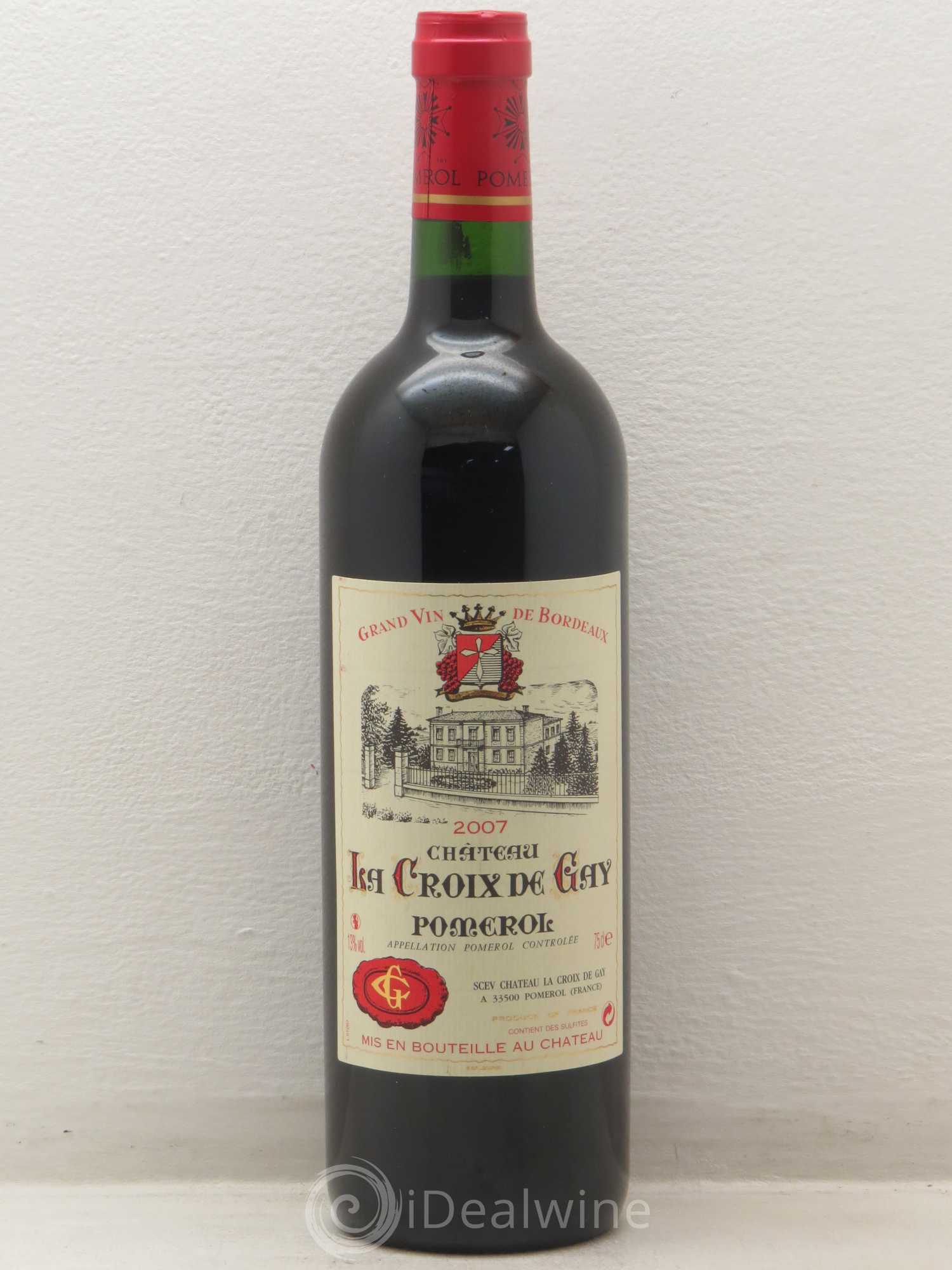 Château la Croix de Gay 2007 - Lot de 1 bouteille - 0