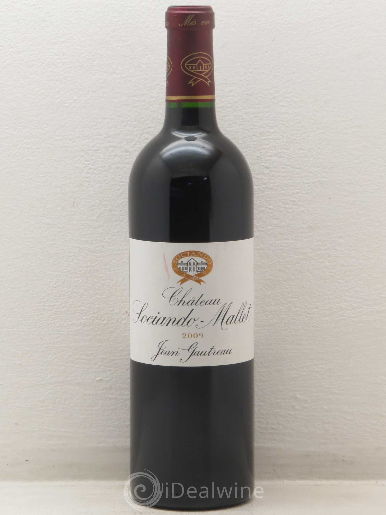 Château Sociando Mallet 2009 - Lot de 1 bouteille - 0