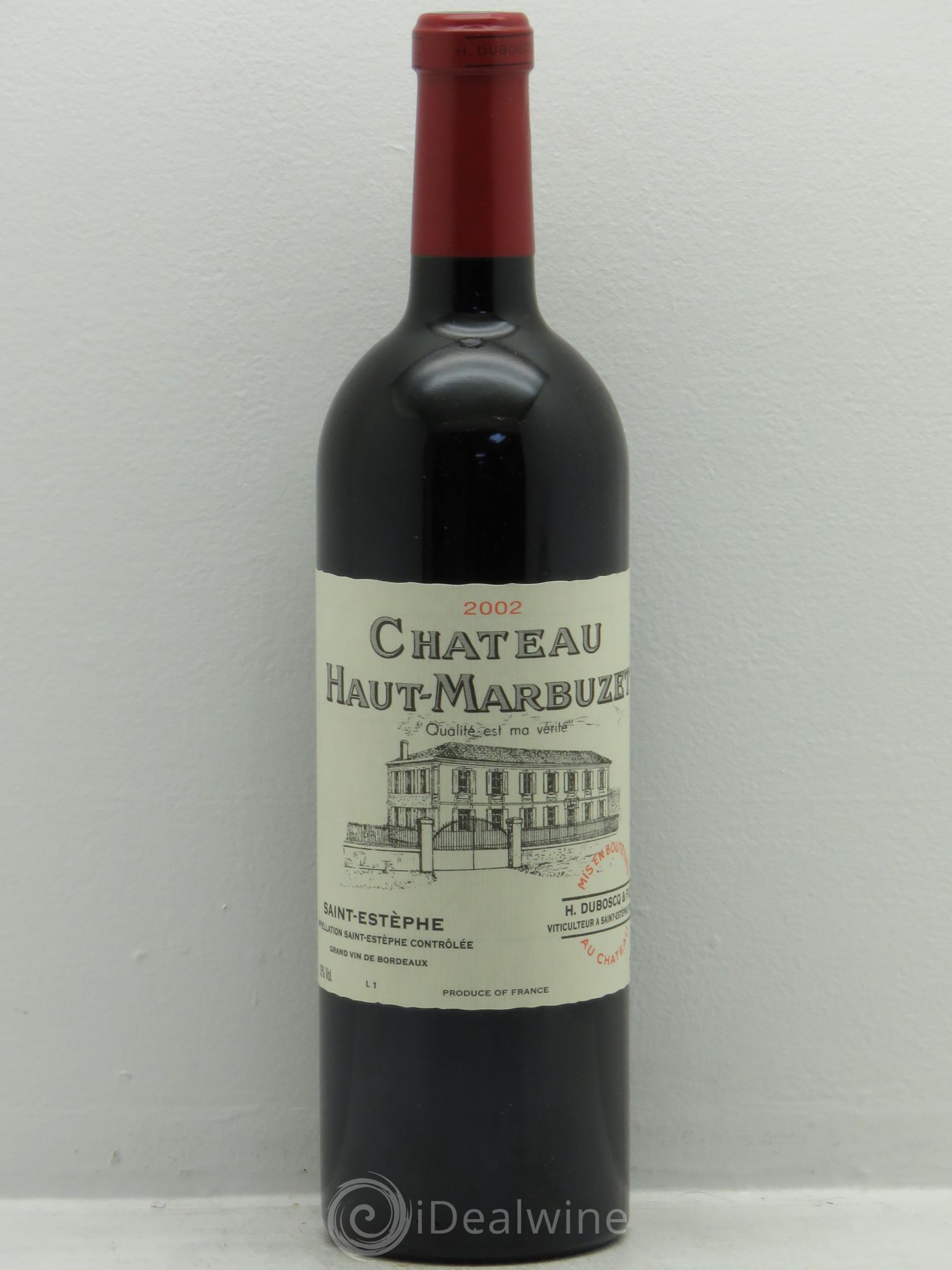 Château Haut Marbuzet 2002 - Lot de 1 bouteille - 0