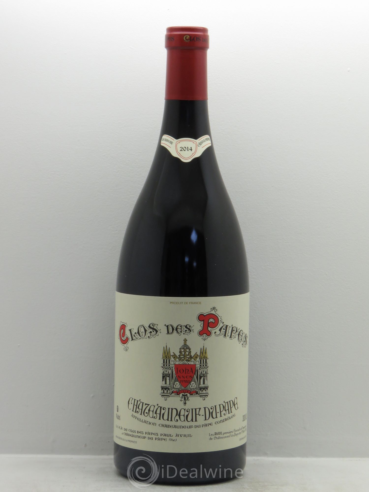 Châteauneuf-du-Pape Clos des Papes - Paul Avril 2014 - Lot de 1 double magnum - 0
