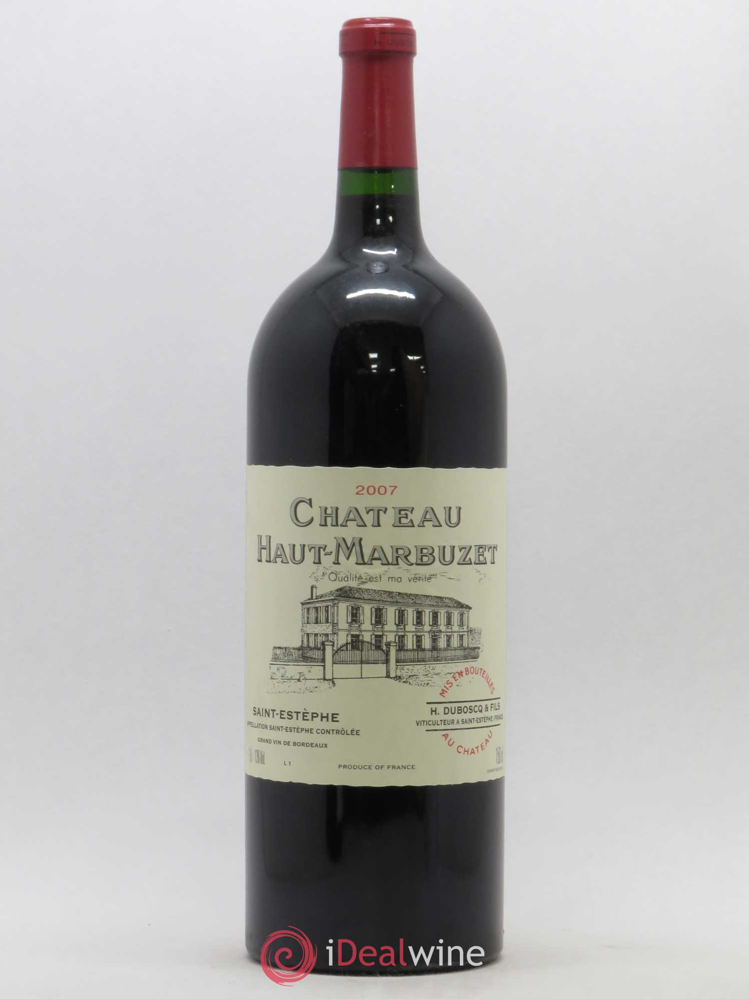 Château Haut Marbuzet 2007 - Lot de 1 magnum - 0