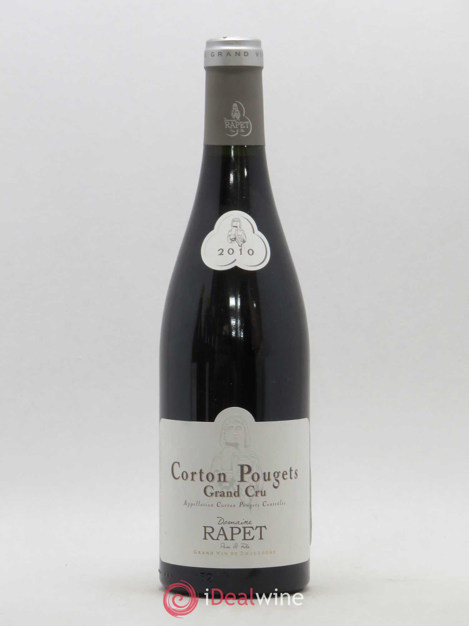 Corton Grand Cru Pougets Rapet Père & Fils 2010 - Lot de 1 bouteille - 0