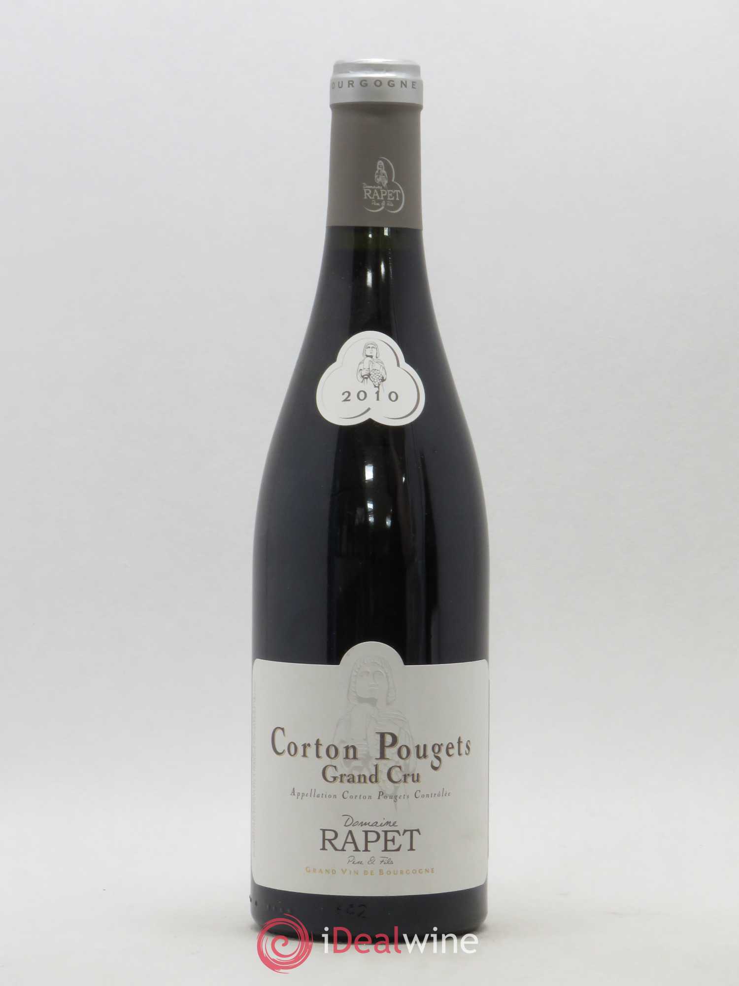 Corton Grand Cru Pougets Rapet Père & Fils 2010 - Lot de 1 bouteille - 0