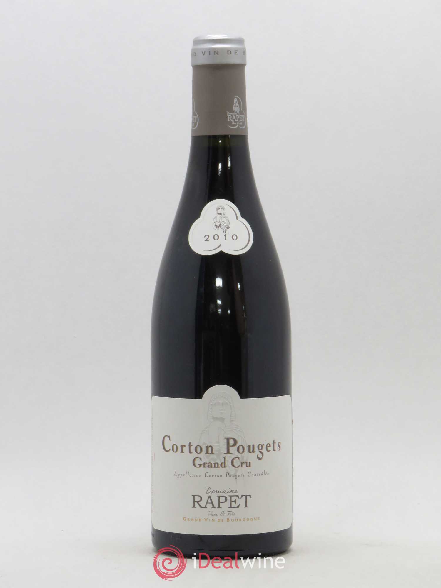 Corton Grand Cru Pougets Rapet Père & Fils 2010 - Lot de 1 bouteille - 0