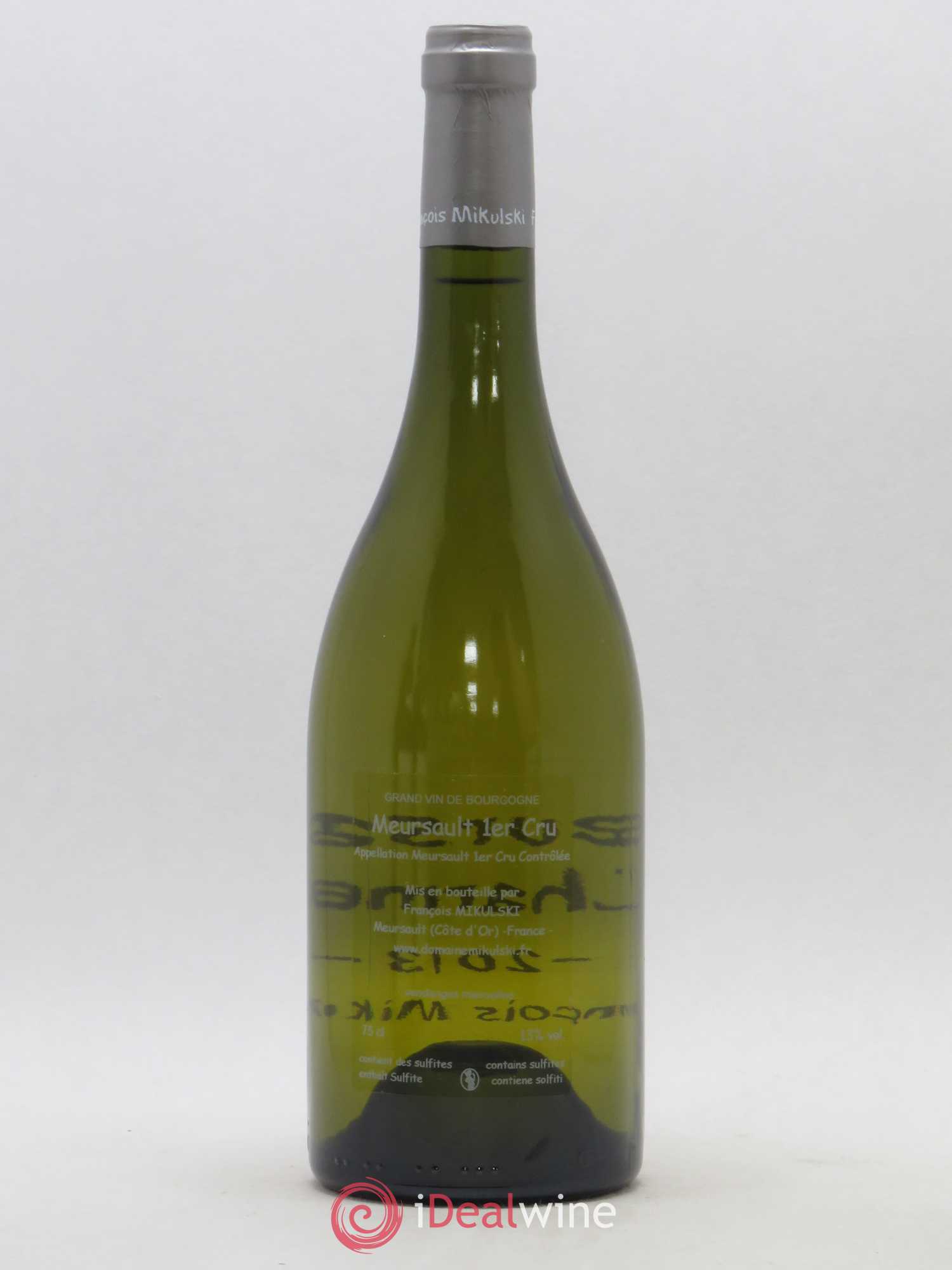 Meursault 1er Cru Charmes François Mikulski 2013 - Lot de 1 bouteille - 1