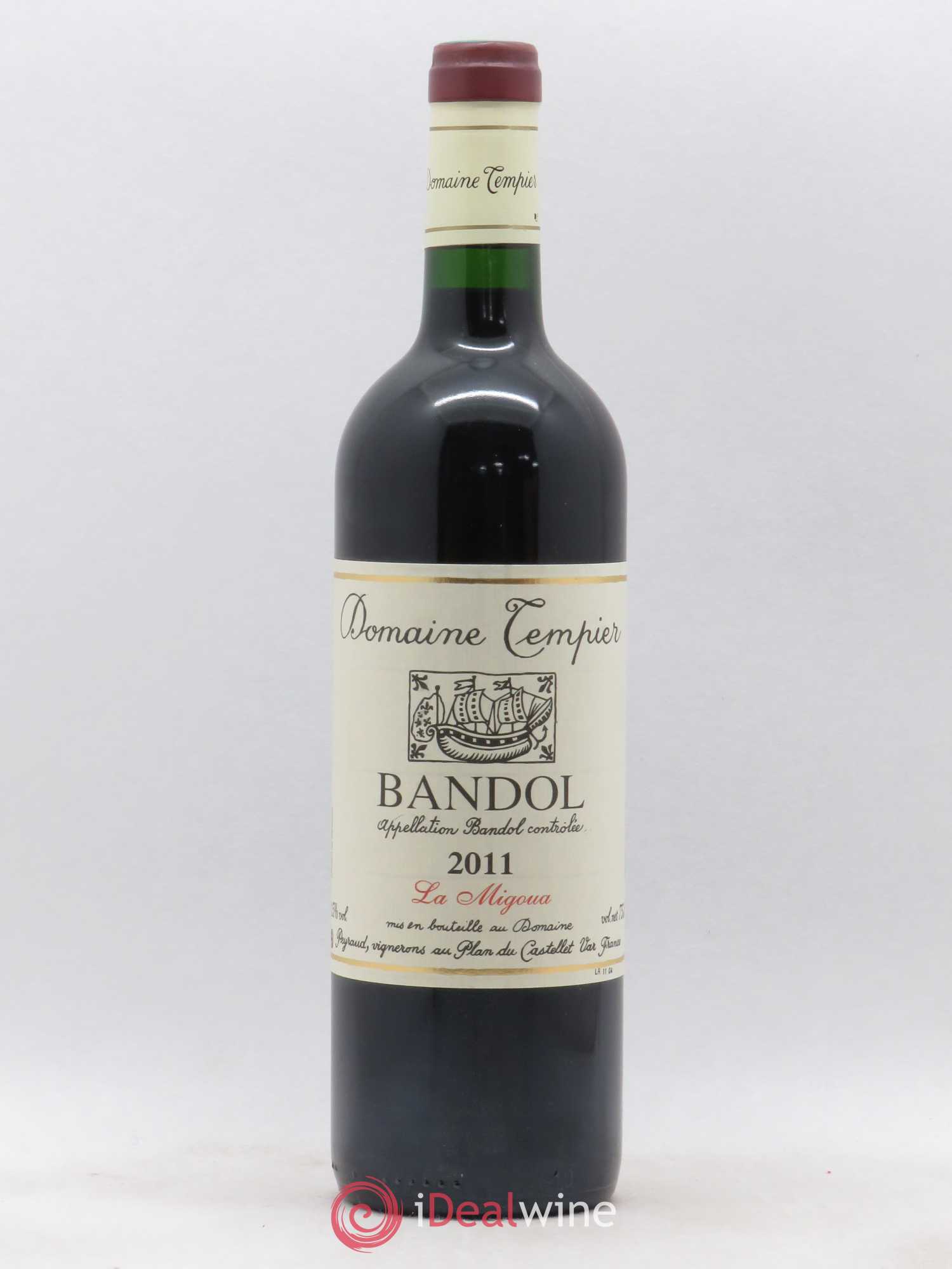 Bandol Domaine Tempier Cuvée La Migoua Famille Peyraud 2011 - Lot de 1 bouteille - 0
