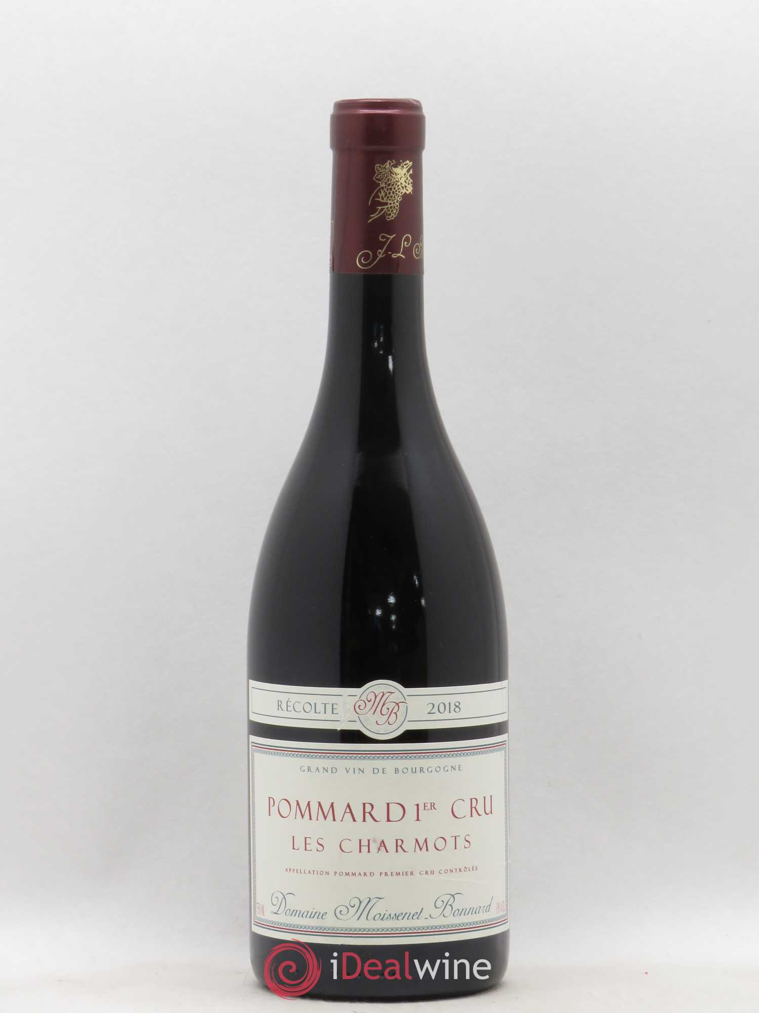 Pommard 1er Cru Les Charmots Domaine Moissenet Bonnard 2018 - Posten von 1 Flasche - 0