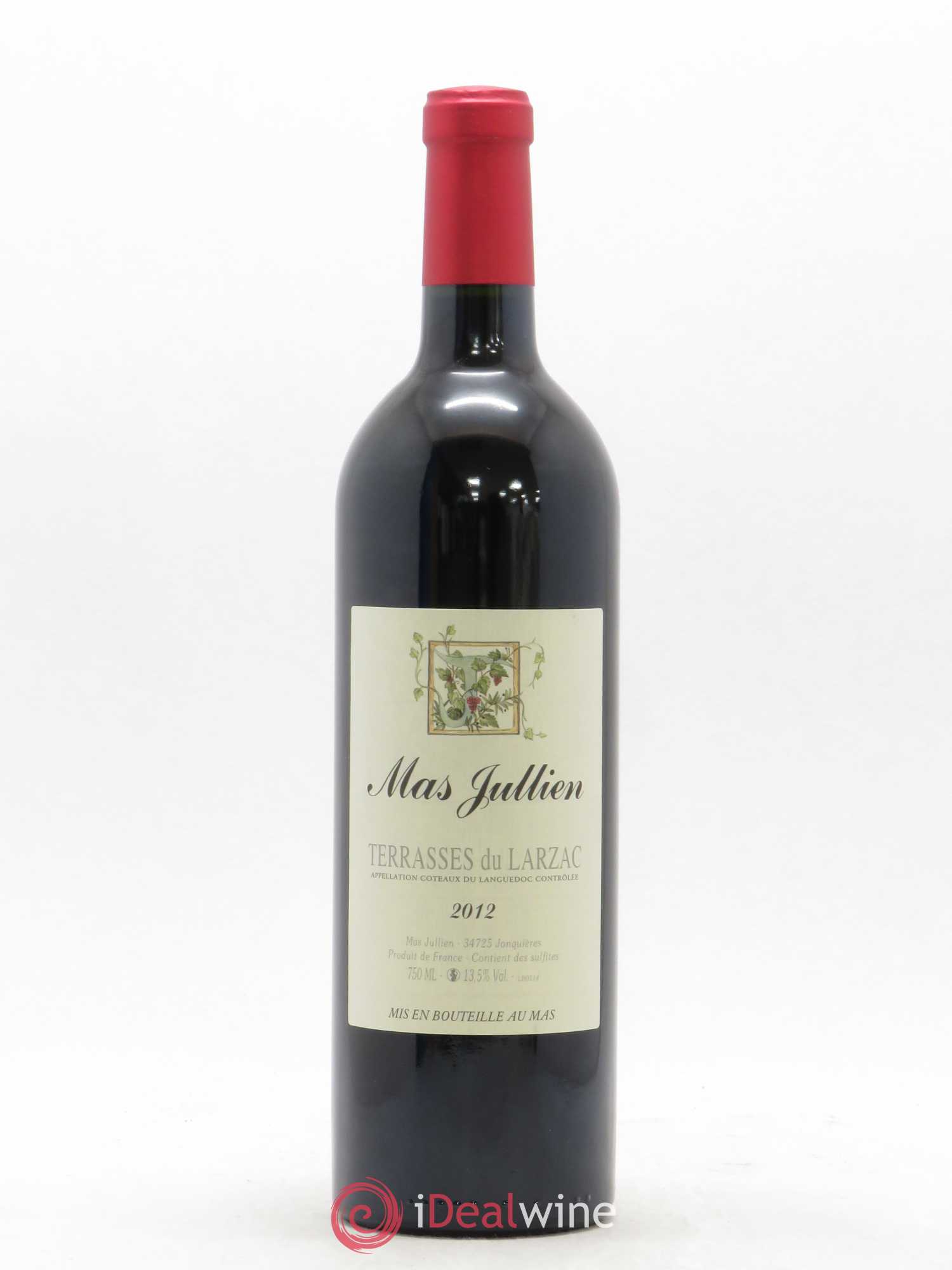 Terrasses du Larzac Mas Jullien Olivier Jullien 2012 - Lot de 1 bouteille - 0