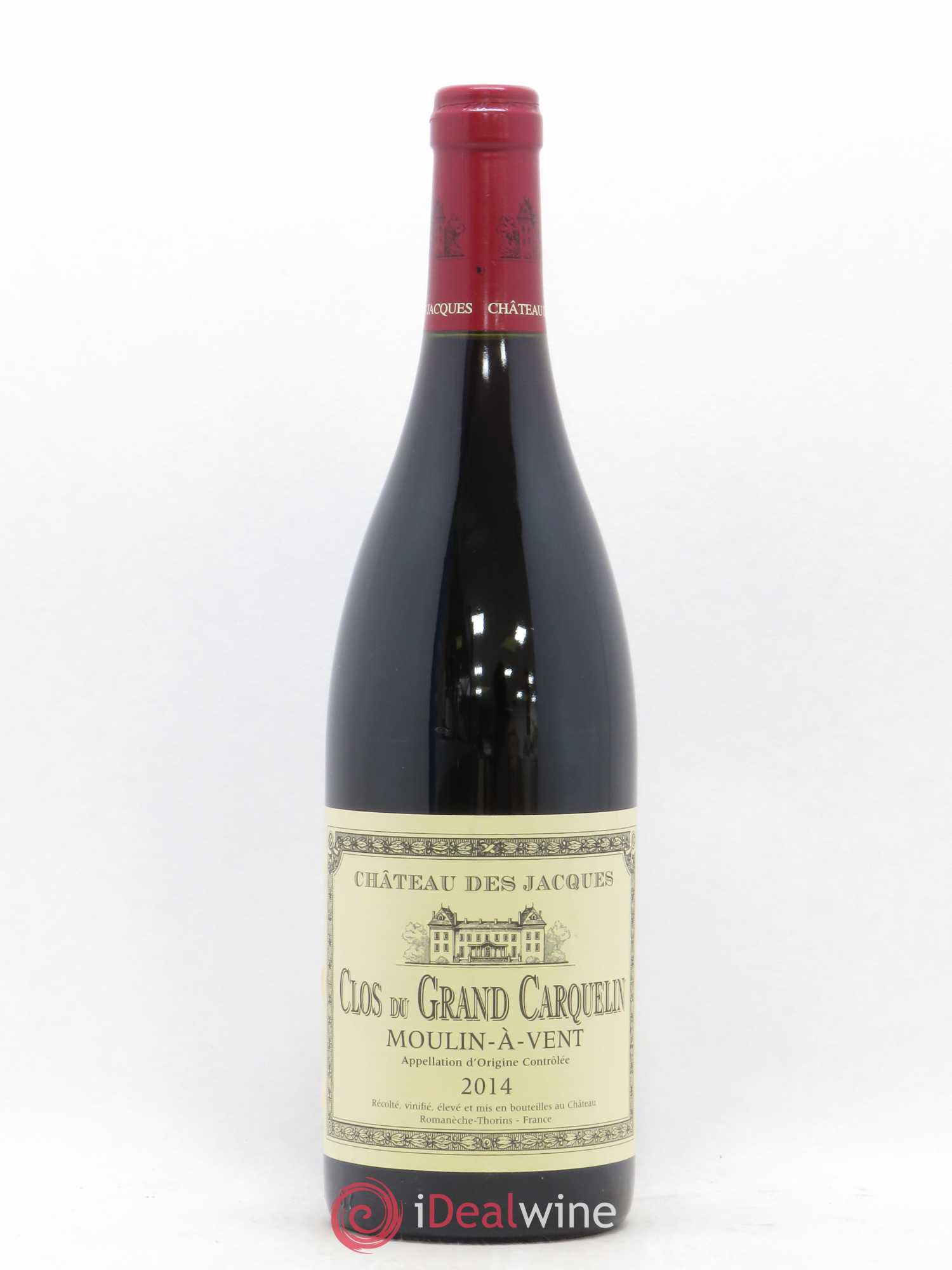 Moulin-à-Vent Clos du Grand Carquelin Château des Jacques 2014 - Lot de 1 bouteille - 0