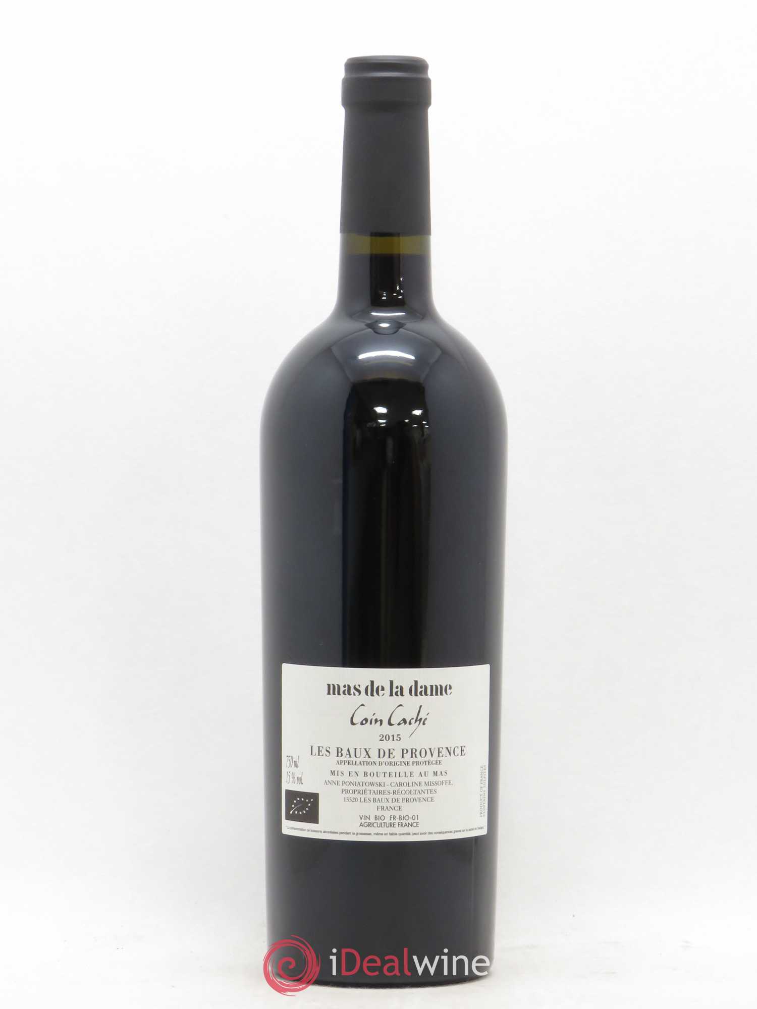 Baux de Provence Mas de la Dame Coin caché 2015 - Lot de 1 bouteille - 1