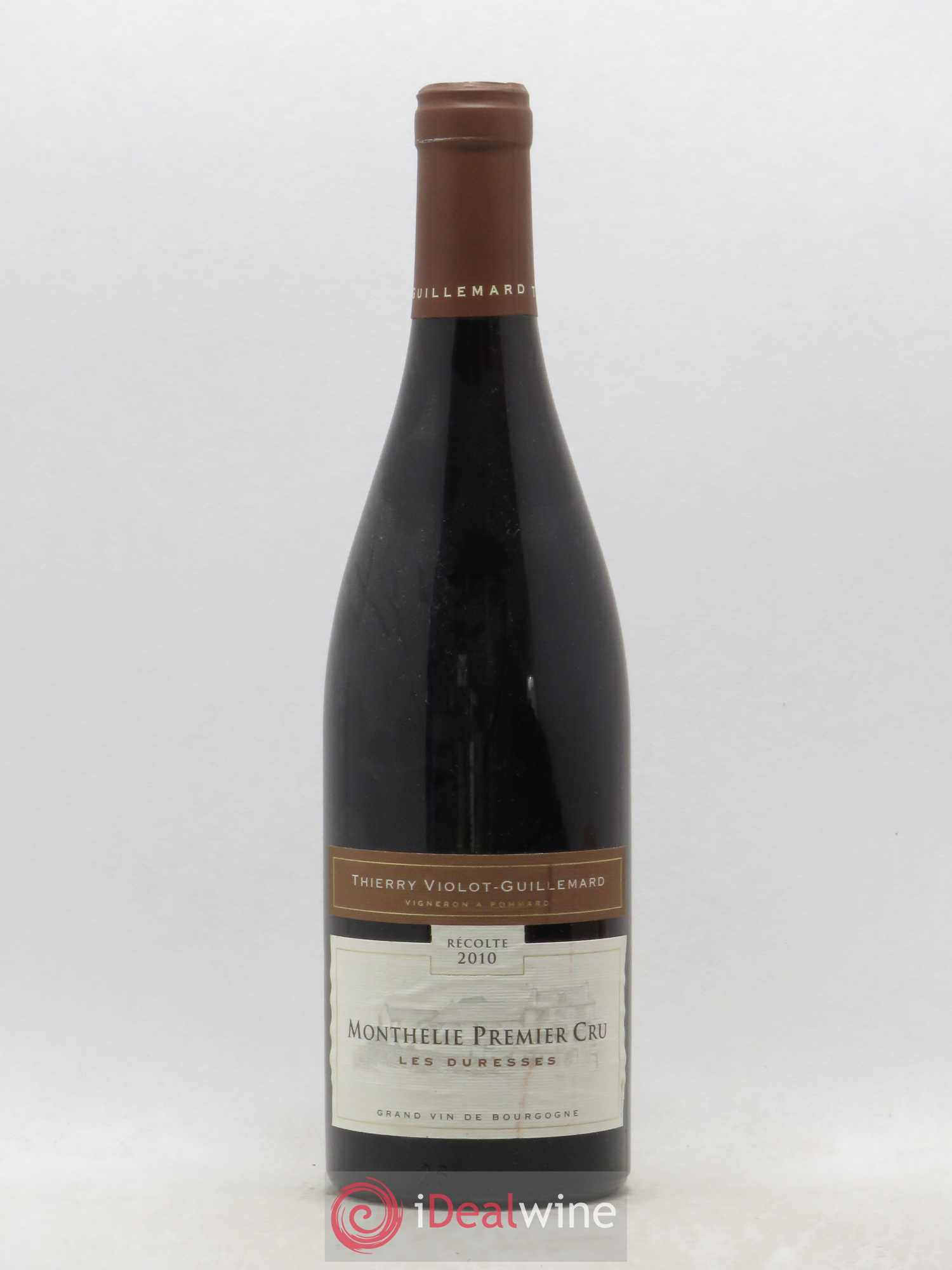 Monthélie 1er Cru Les Duresses Domaine Violot Guillemard 2010 - Posten von 1 Flasche - 0