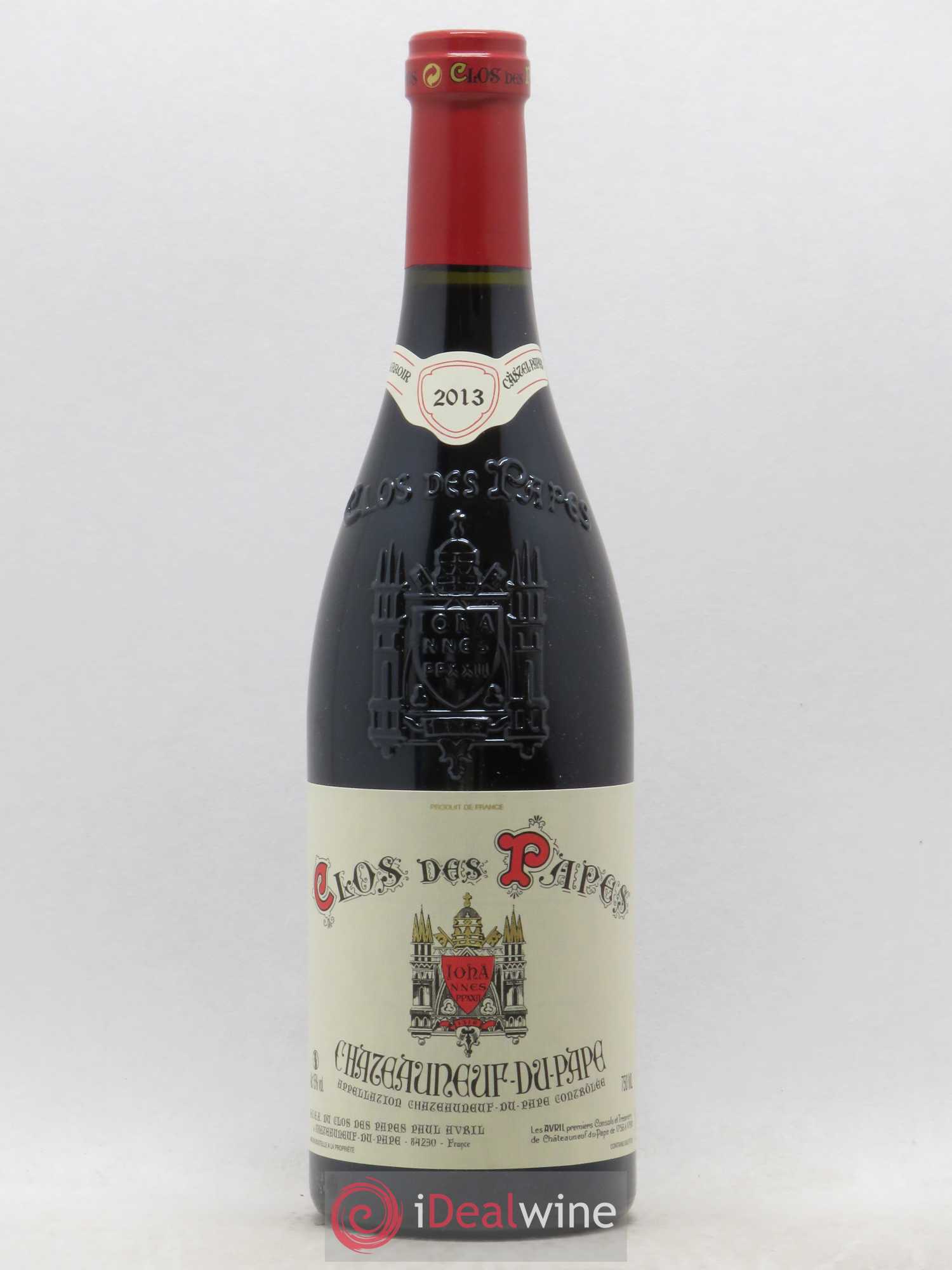 Châteauneuf-du-Pape Clos des Papes - Paul Avril 2013 - Lot de 1 bouteille - 0