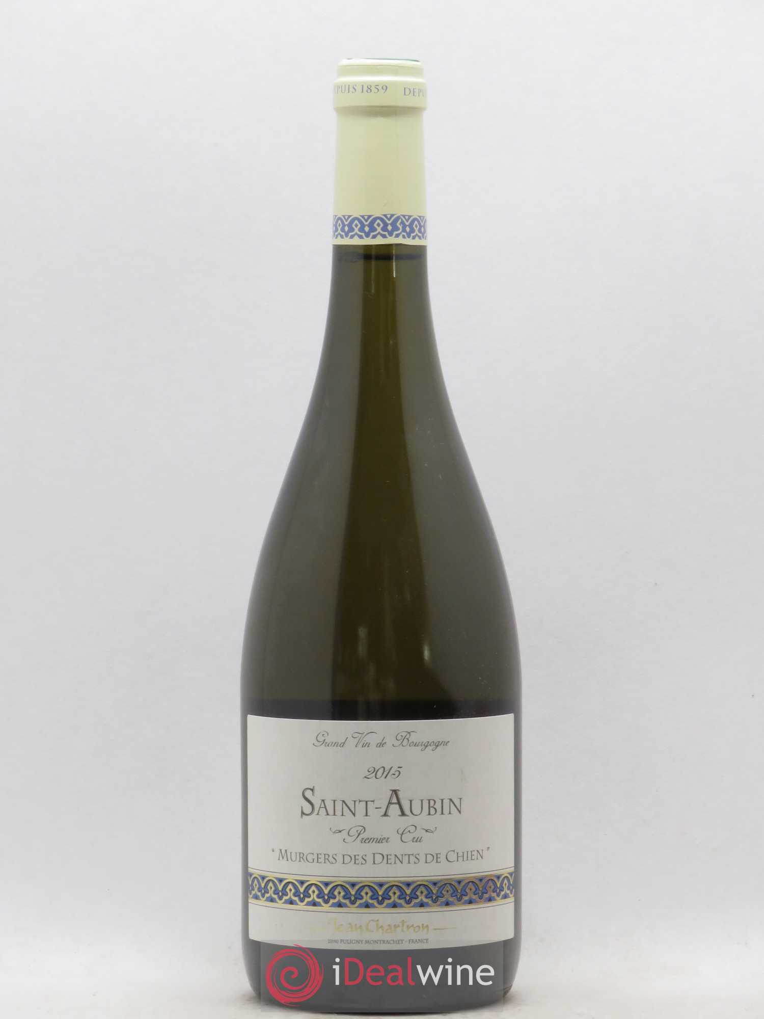 Saint-Aubin 1er Cru Les Murgers Des Dents de Chien Domaine Jean Chartron 2015 - Posten von 1 Flasche - 0