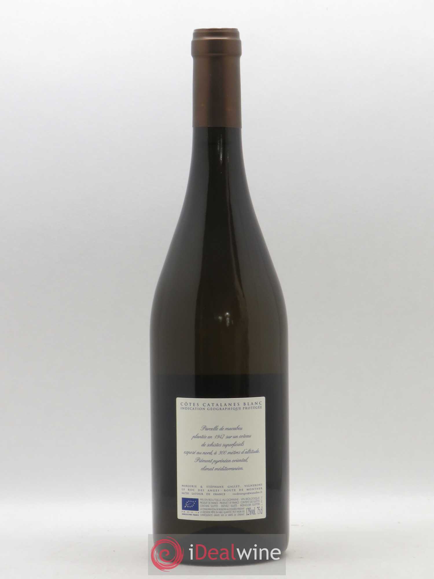 Côtes Catalanes Roc des Anges Pi Vell Marjorie et Stéphane Gallet (senza prezzo di riserva) 2016 - Lotto di 1 bottiglia - 1